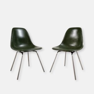 chaises Eames DSX couleur forest green