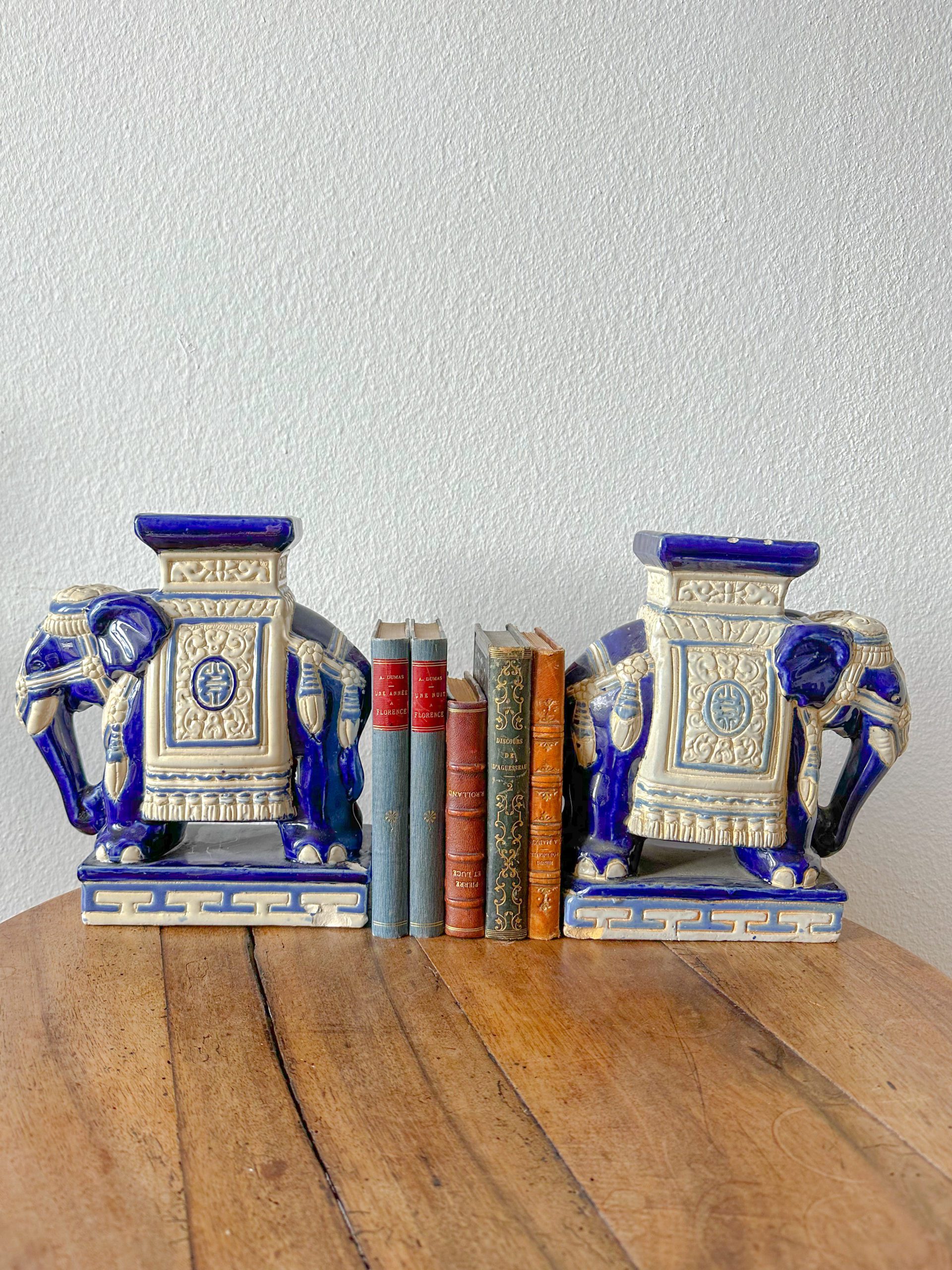 Duo d’éléphants décoratifs – Bild 2