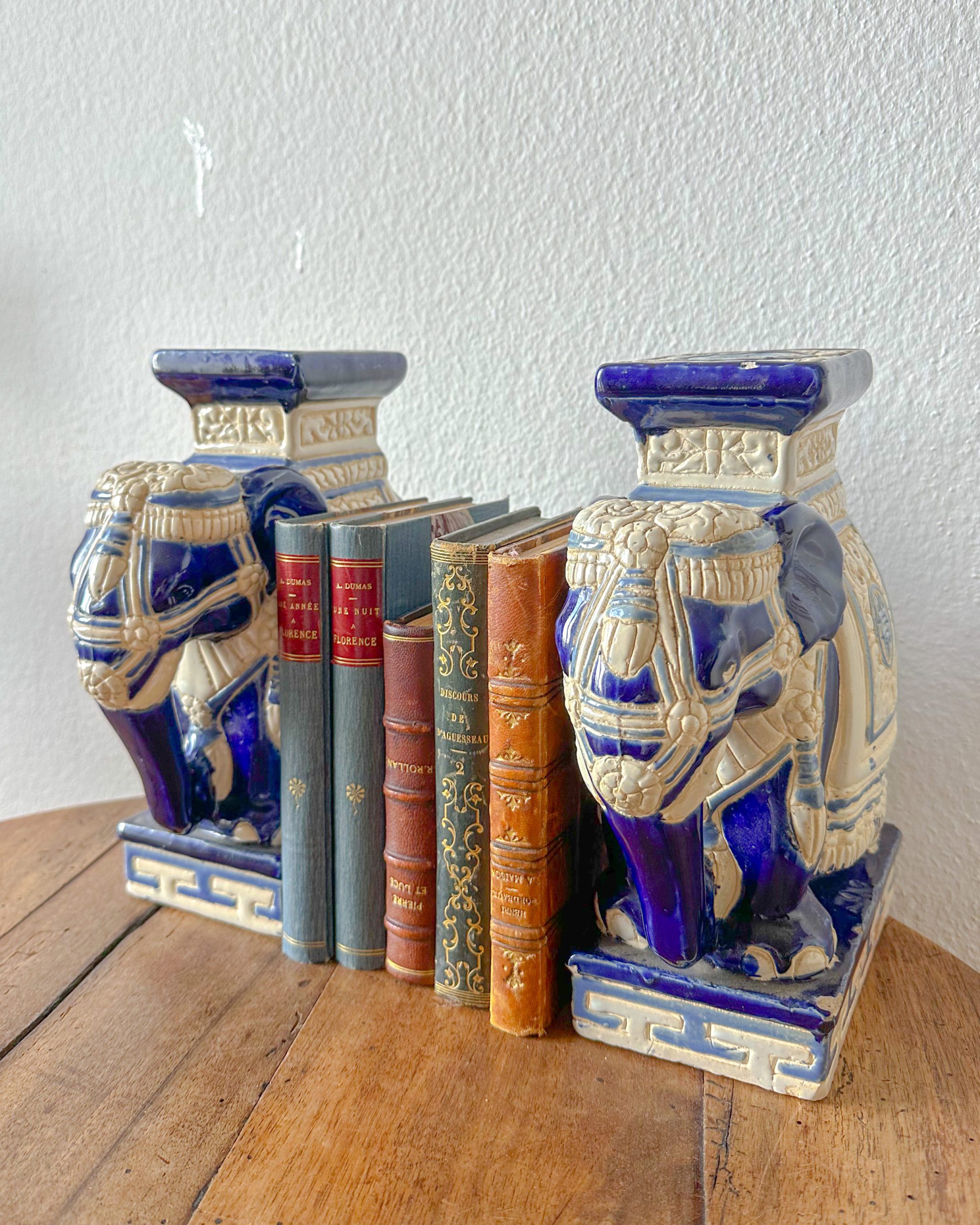 Duo d’éléphants décoratifs – Bild 4