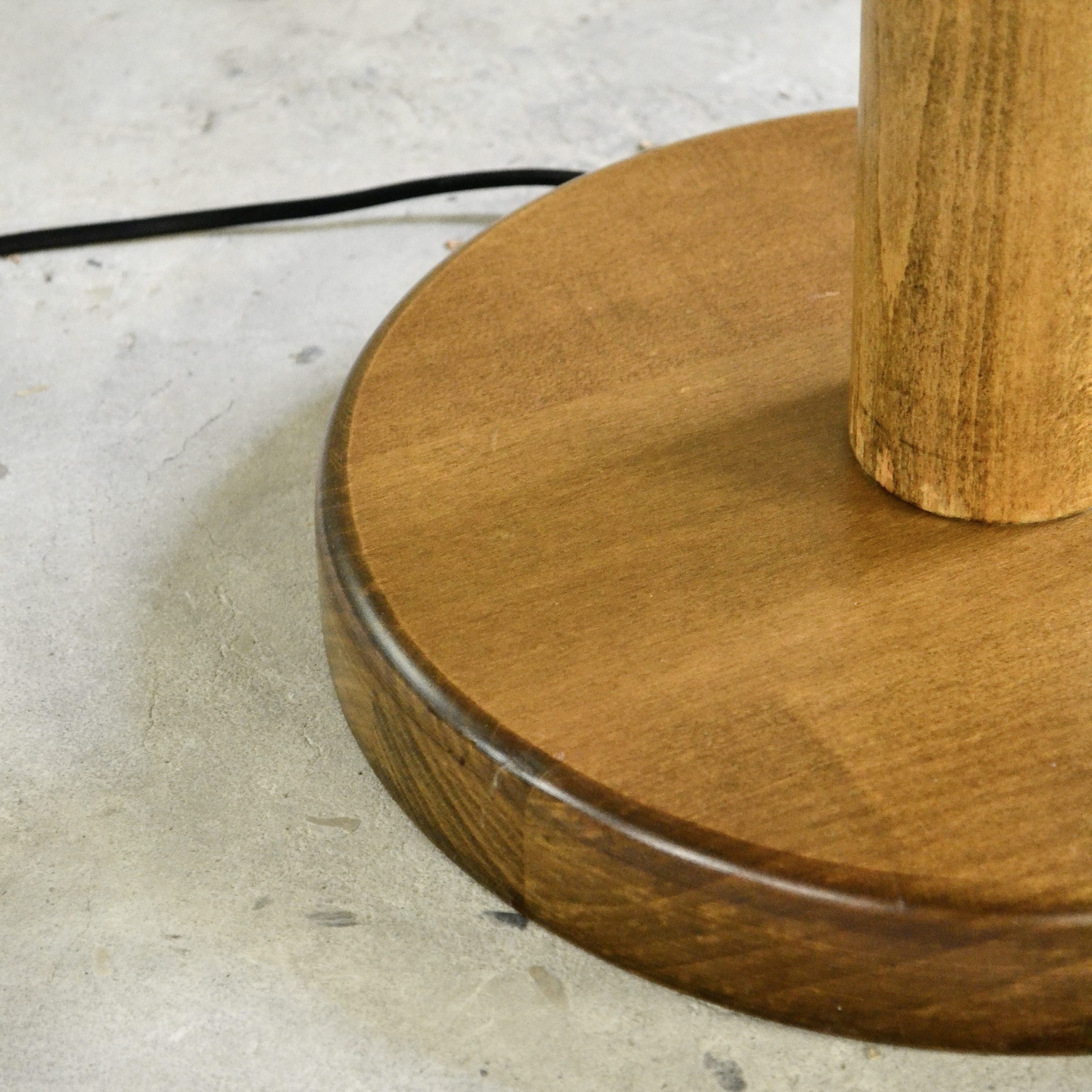 Lampadaire en hêtre - Temde - Suisse 1980's – Image 5