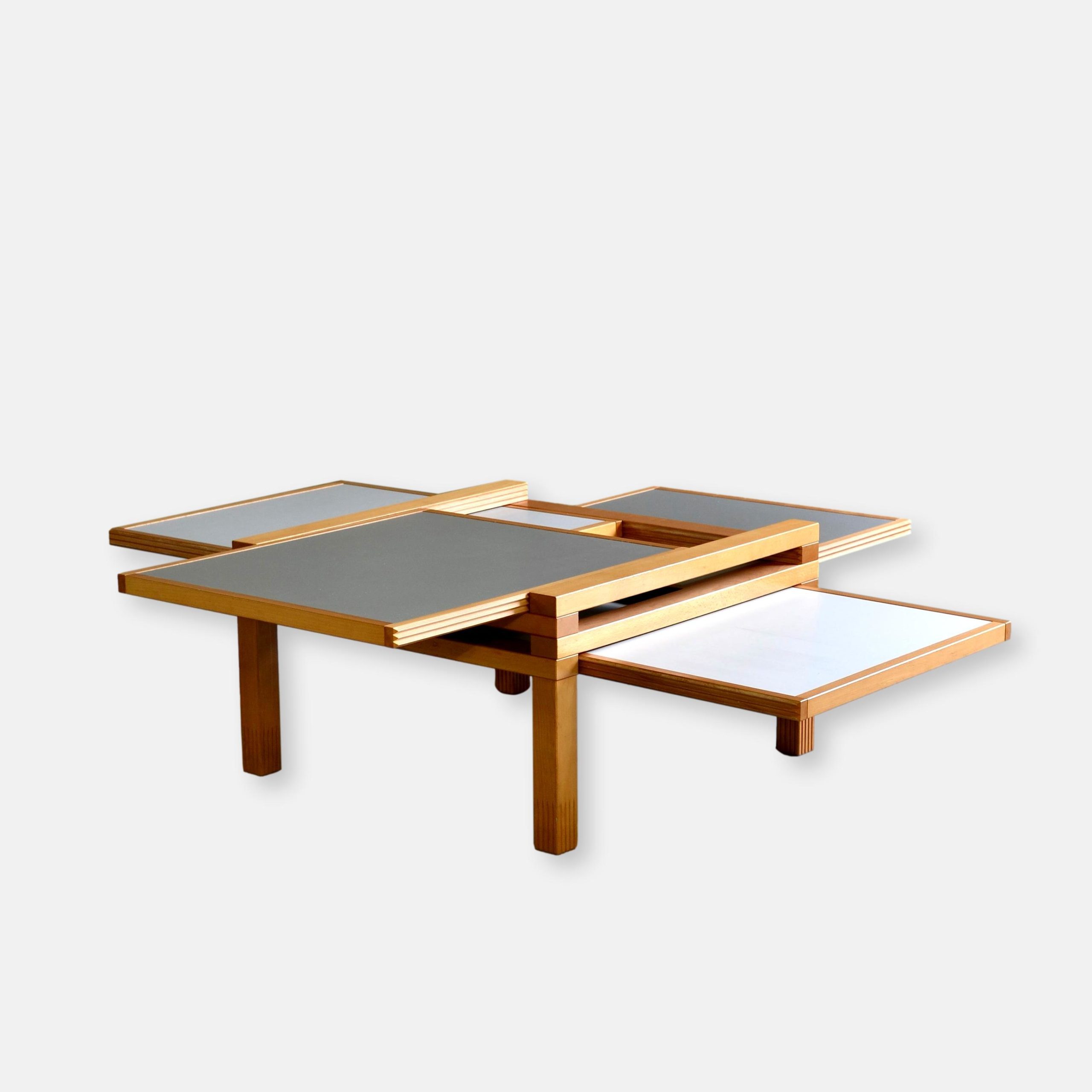 Table basse "Par4 - Bellato - Italie 1980's