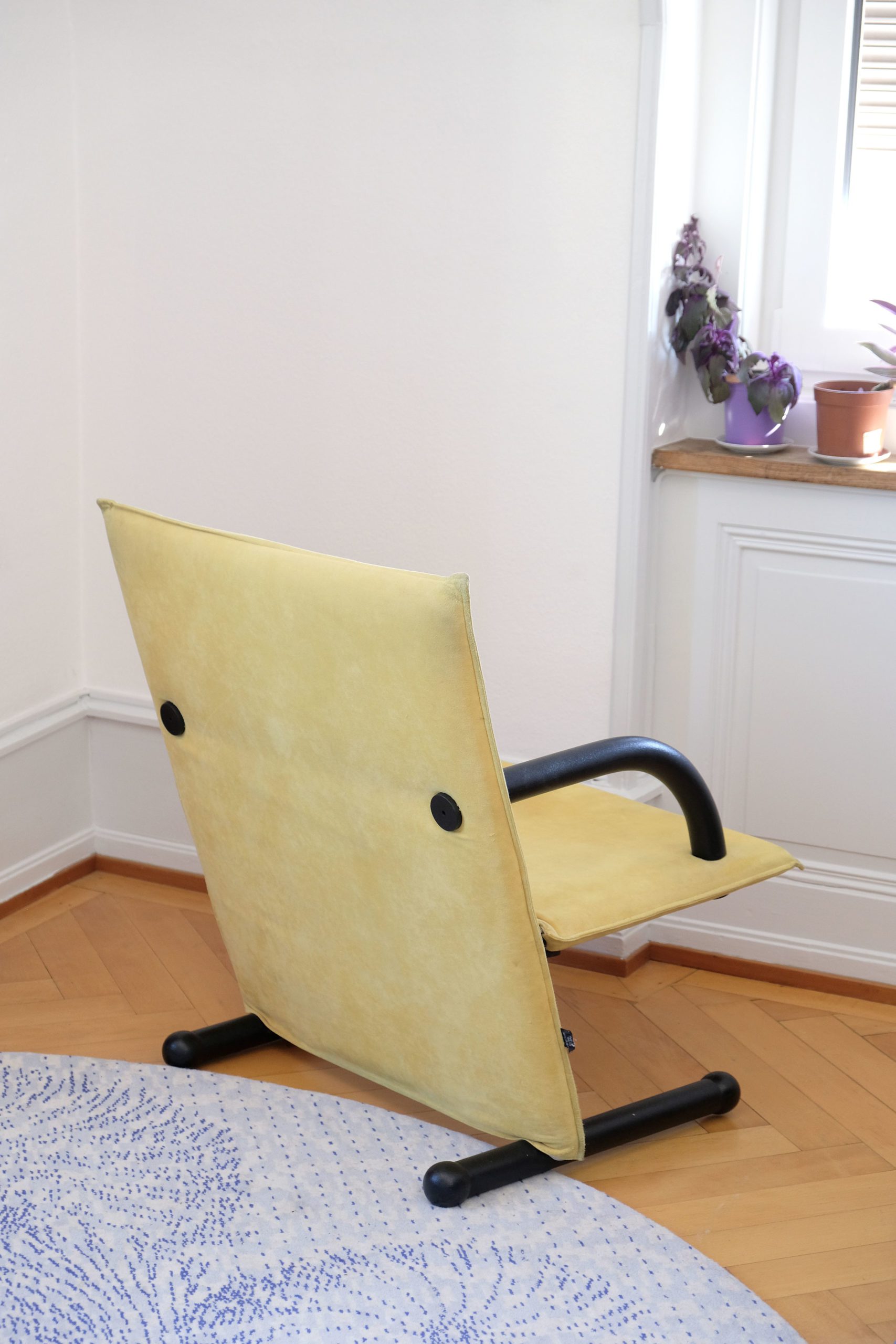 Fauteuil T-Line jaune de Burkhard Vogtherr pour Arflex, 1984 – Image 4