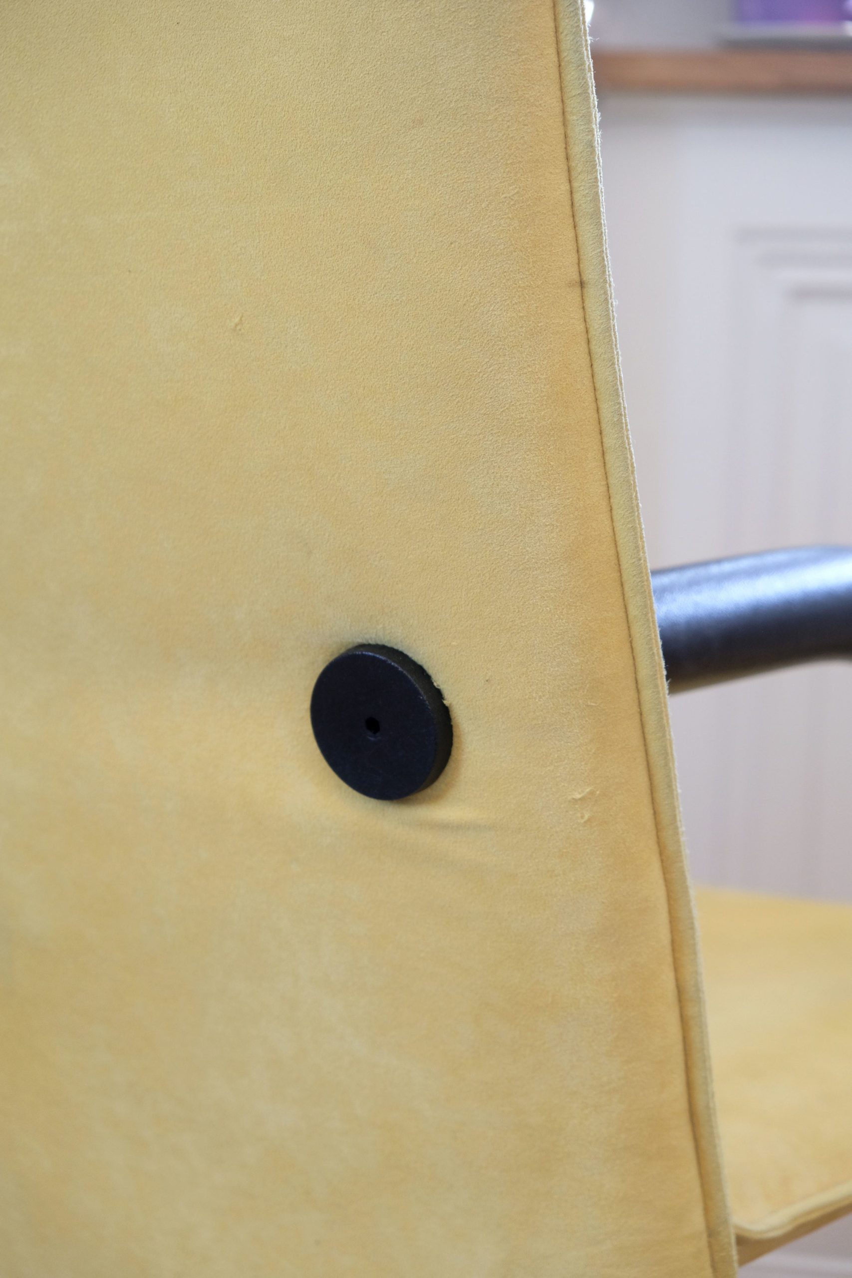 Fauteuil T-Line jaune de Burkhard Vogtherr pour Arflex, 1984 – Image 5