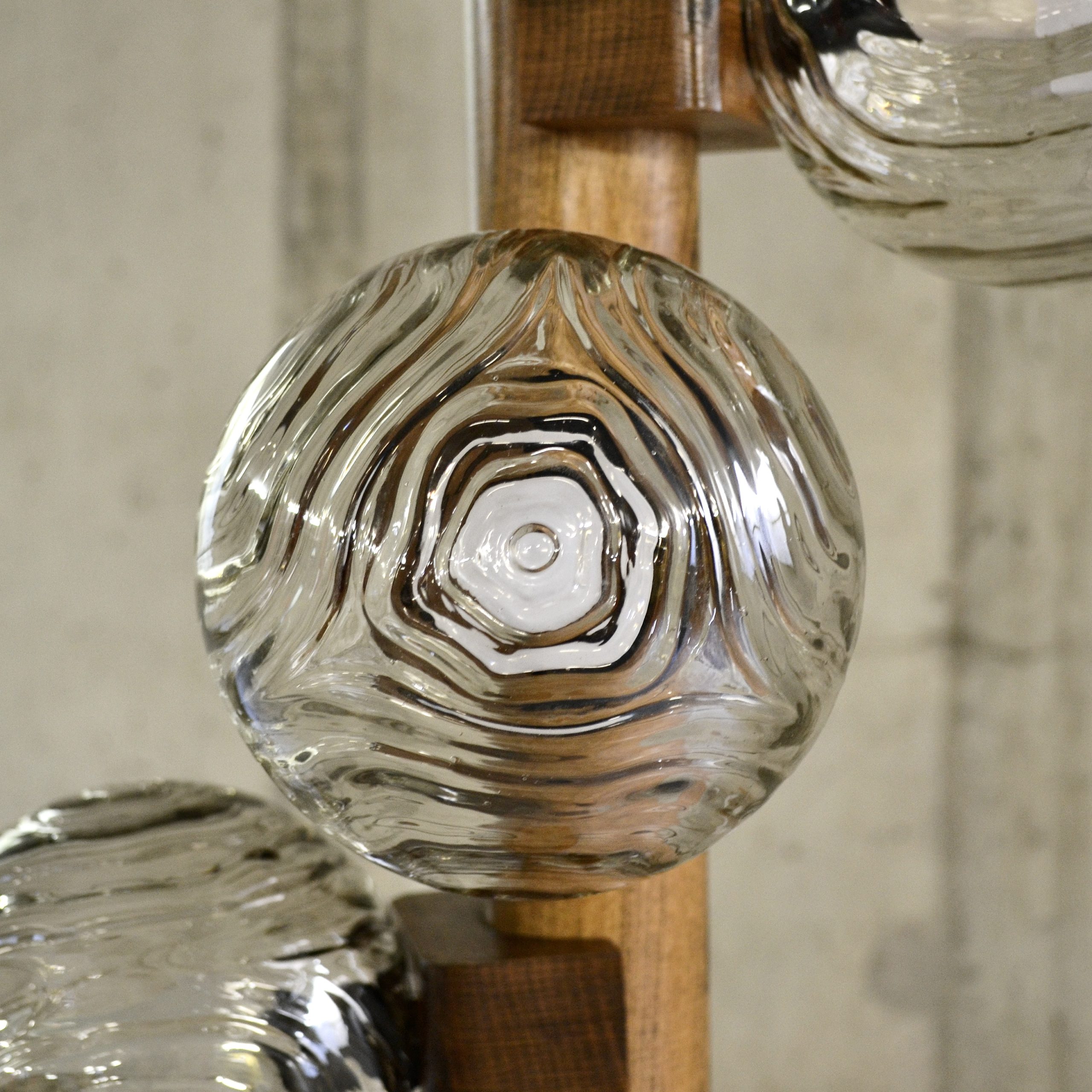 Lampadaire en hêtre - Temde - Suisse 1980's – Image 3