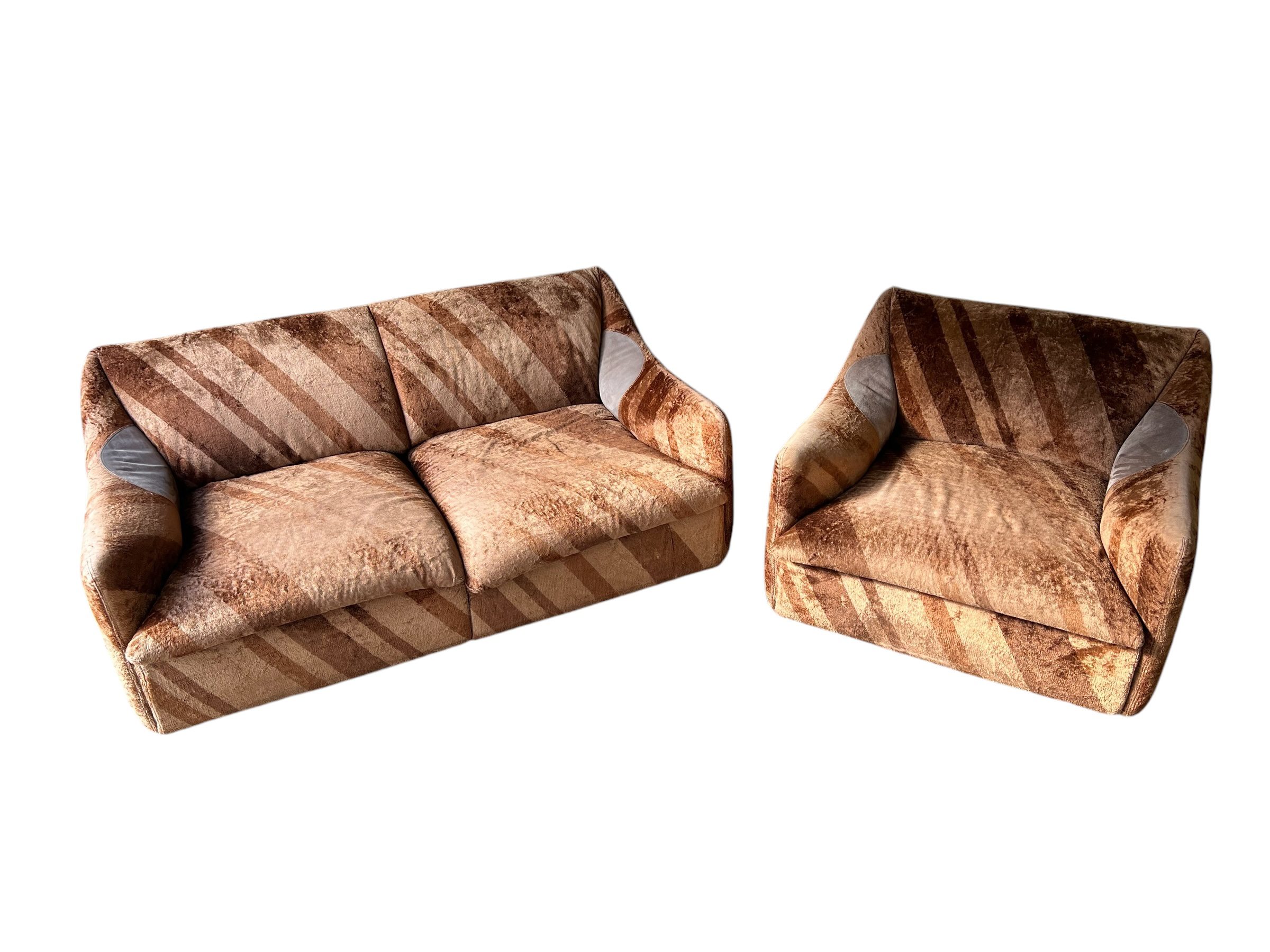 Ensemble de canapés par Alberto Rosselli pour Saporiti – Bild 3