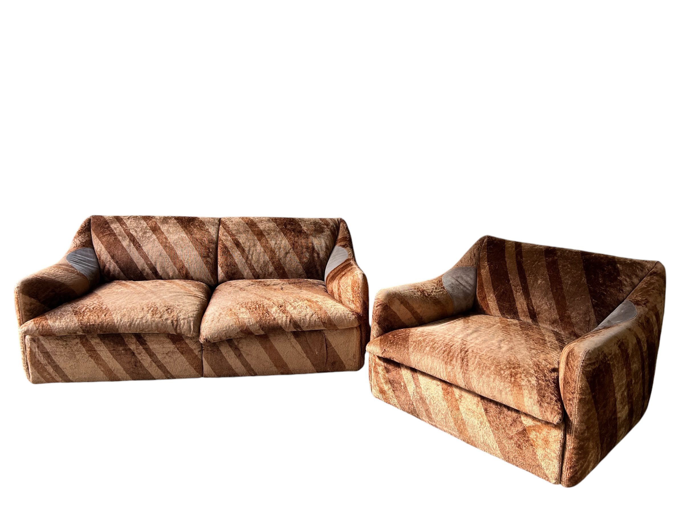 Ensemble de canapés par Alberto Rosselli pour Saporiti – Bild 2