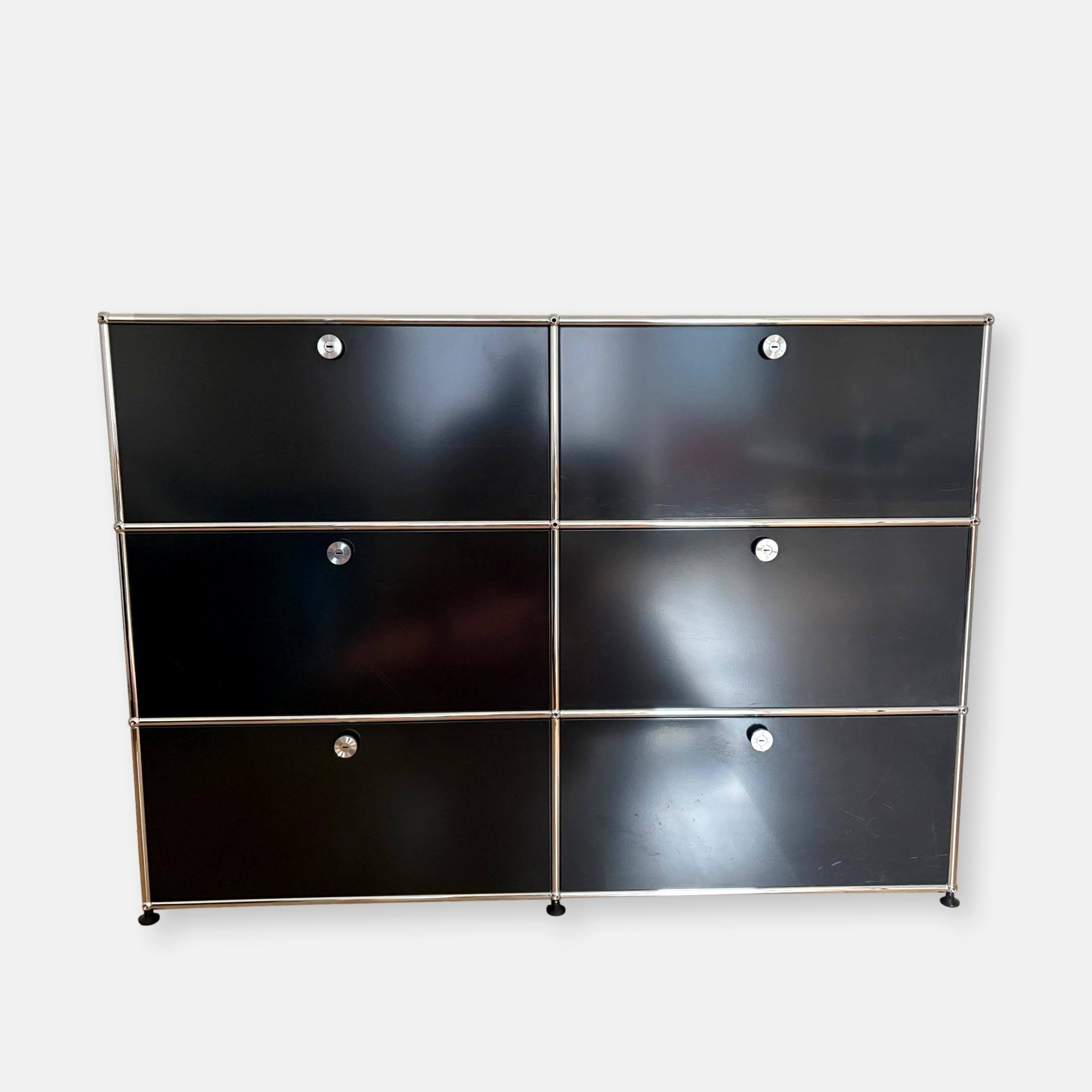 USM Haller sideboard noir 3x2