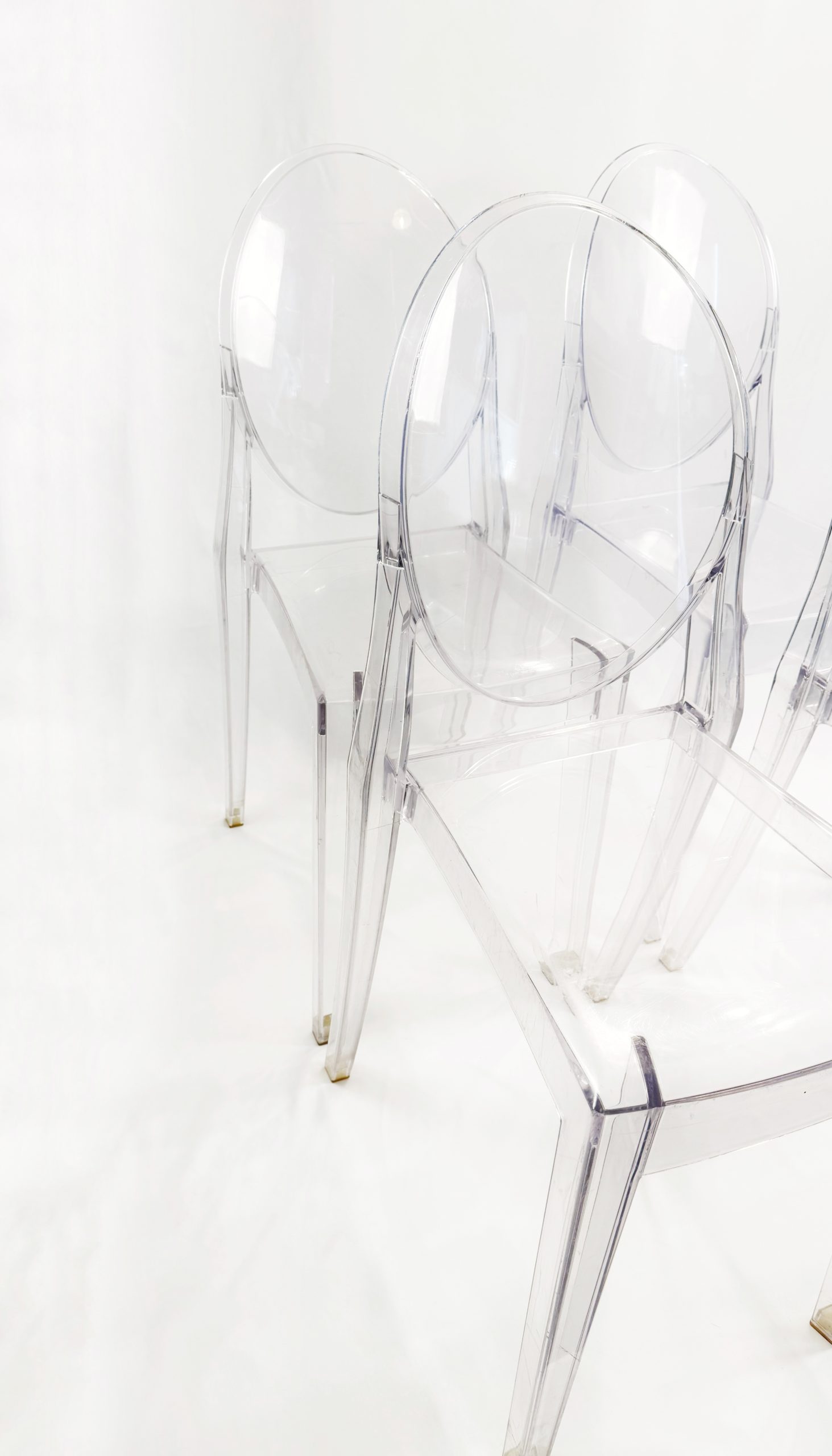 Set of 4 Ghost Victoria Chairs by Philippe Starck for Kartell – Image 4