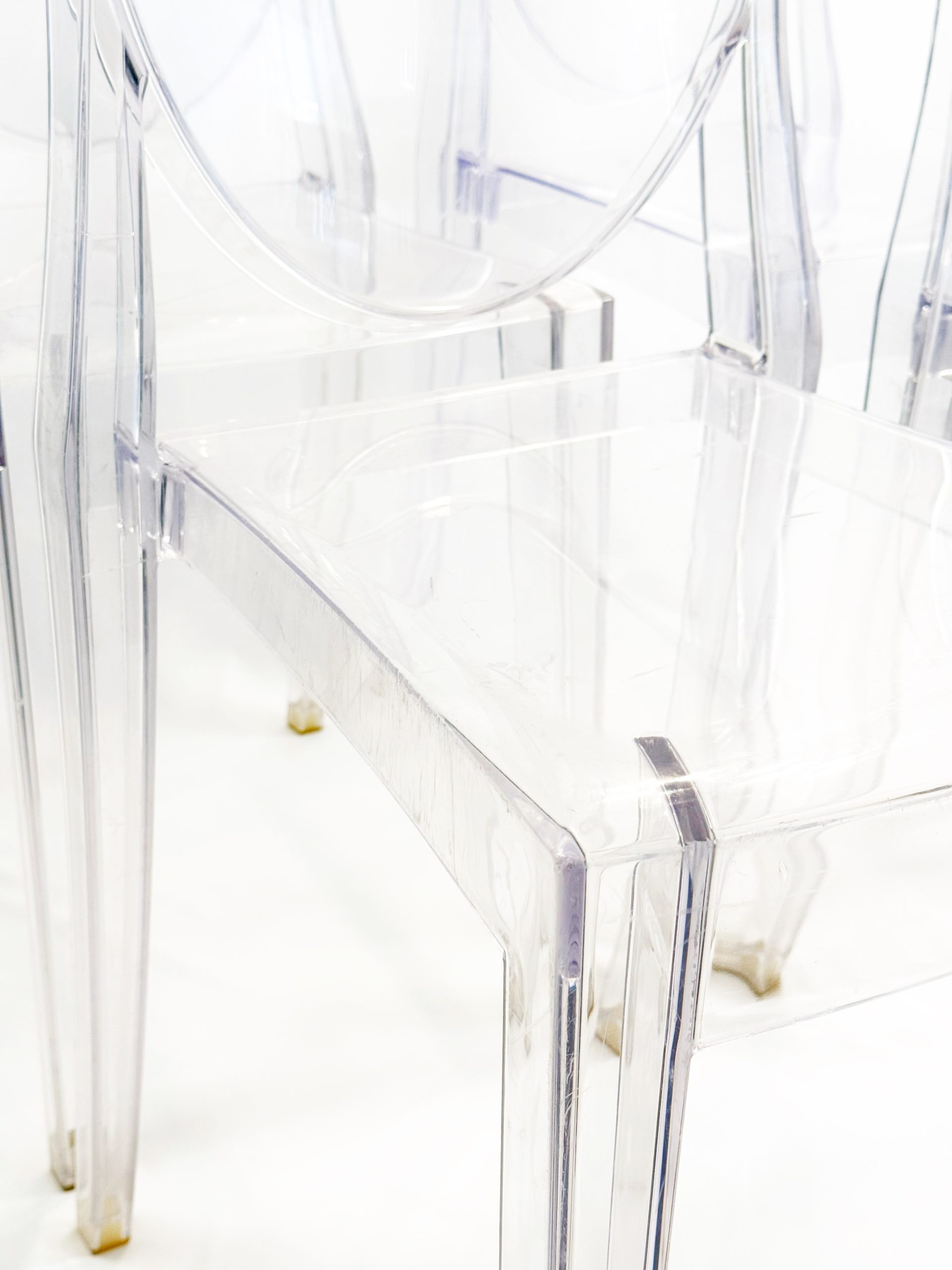 Set of 4 Ghost Victoria Chairs by Philippe Starck for Kartell – Image 7