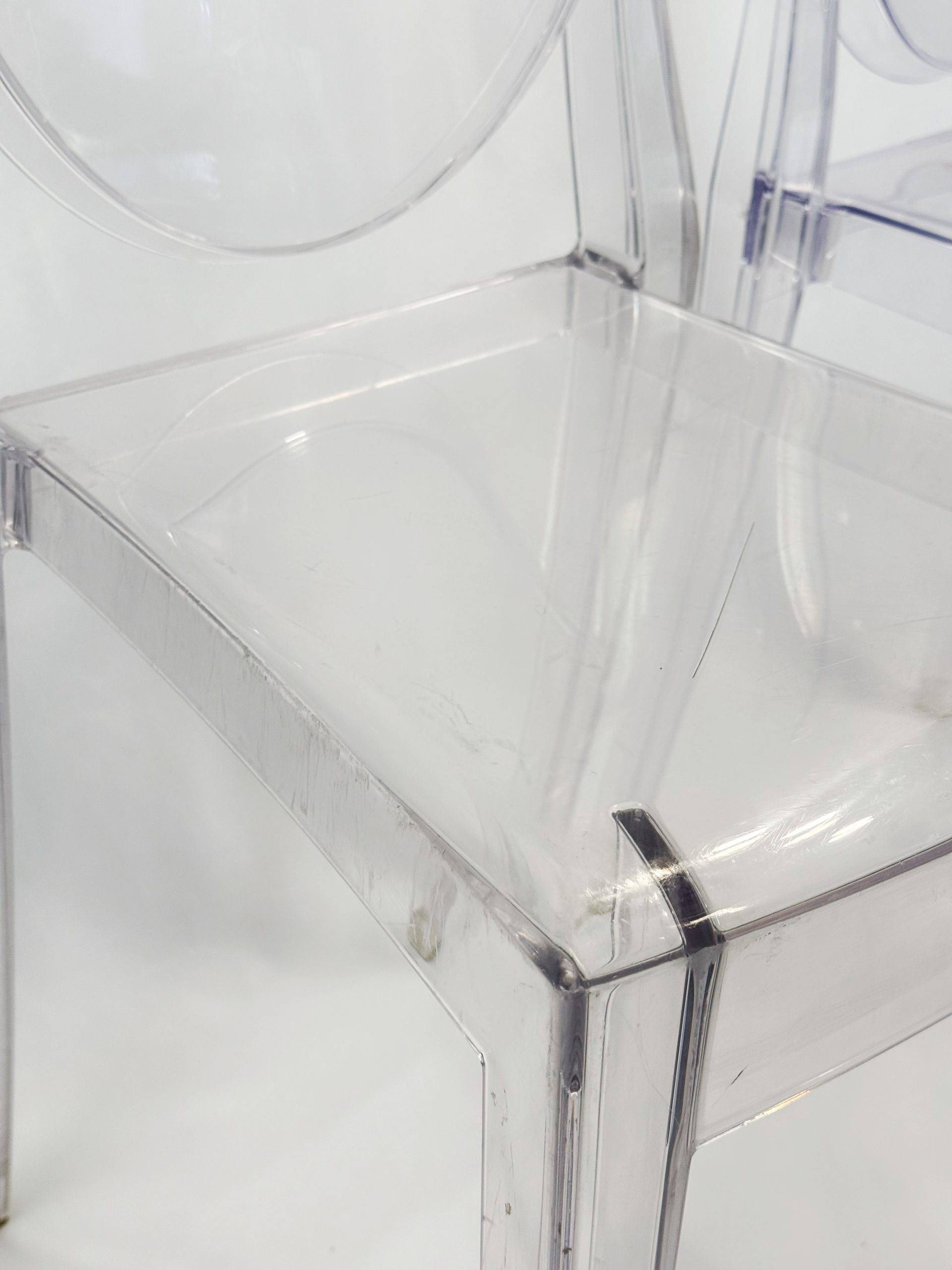 Set of 4 Ghost Victoria Chairs by Philippe Starck for Kartell – Image 8