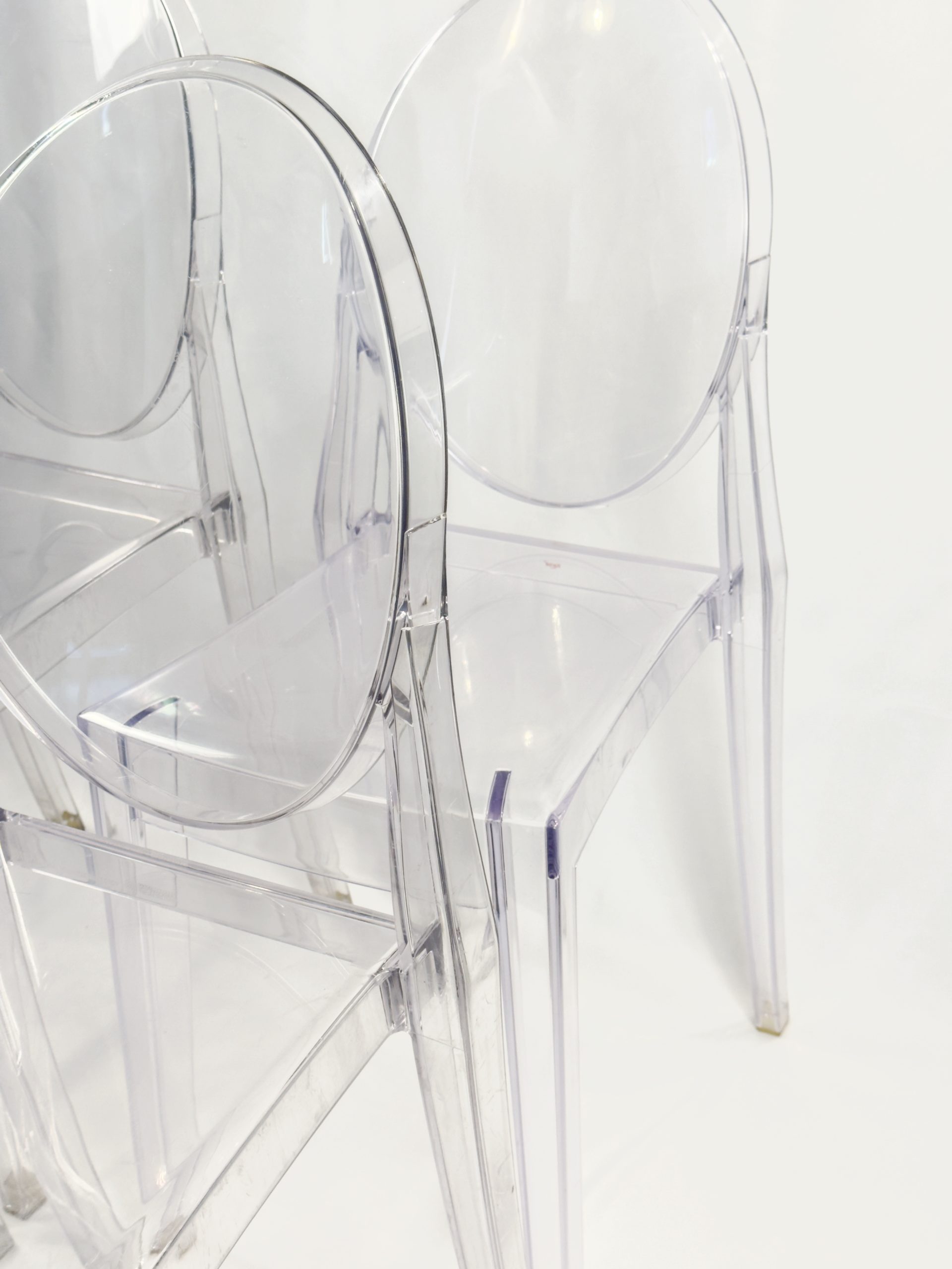 Set of 4 Ghost Victoria Chairs by Philippe Starck for Kartell – Image 11