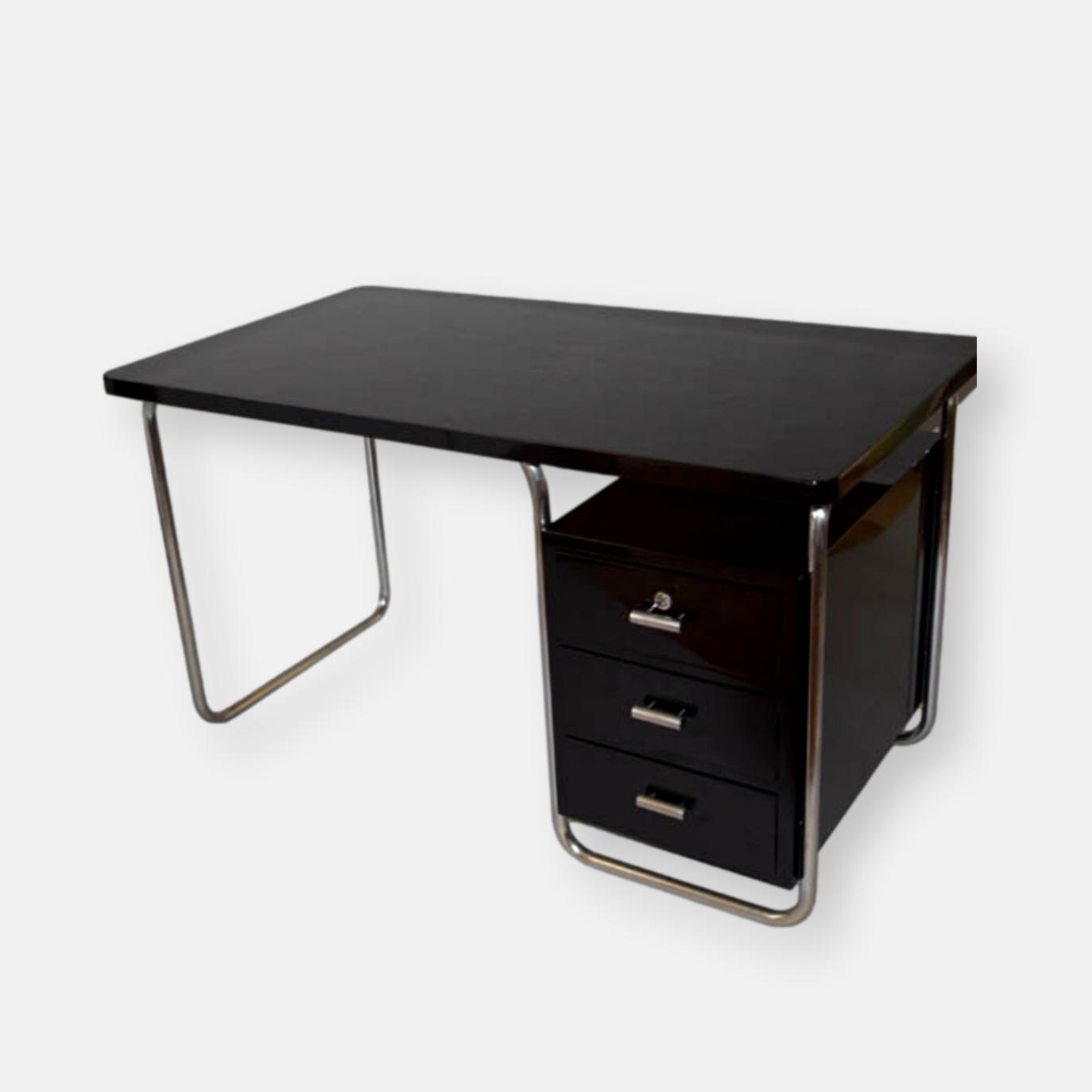 Bureau Bauhaus PS14 de Robert Slezak pour Thonet