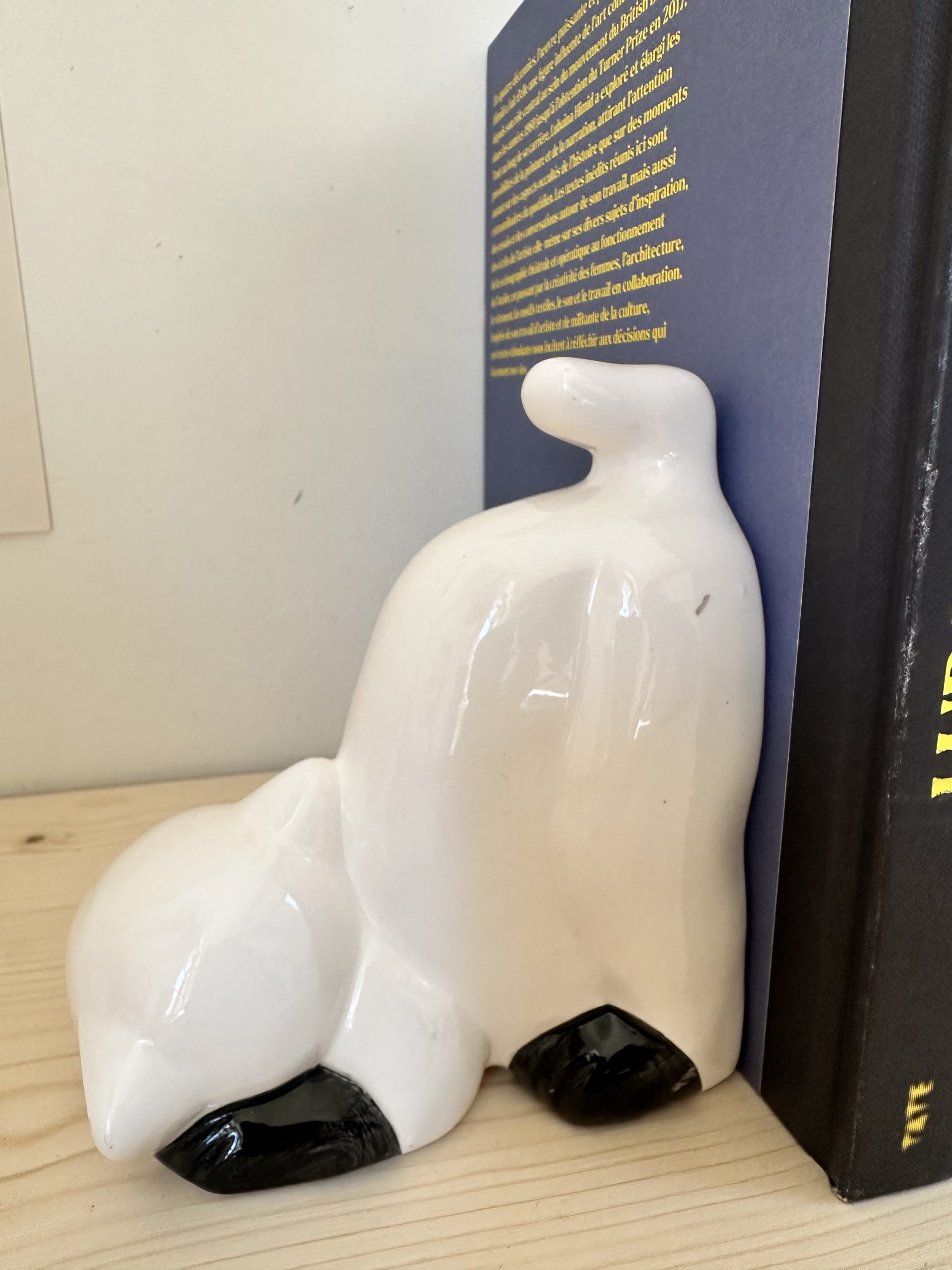 Paire de serre-livres chat en céramique 1960 – Image 8