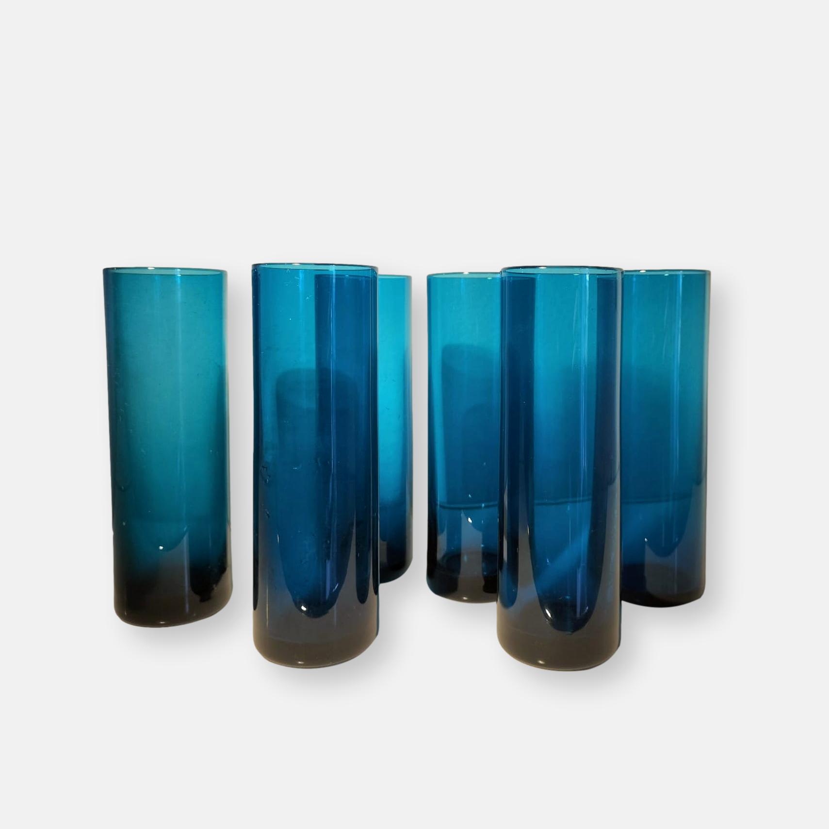 Set de 6 verres à cocktail cylindriques Highball