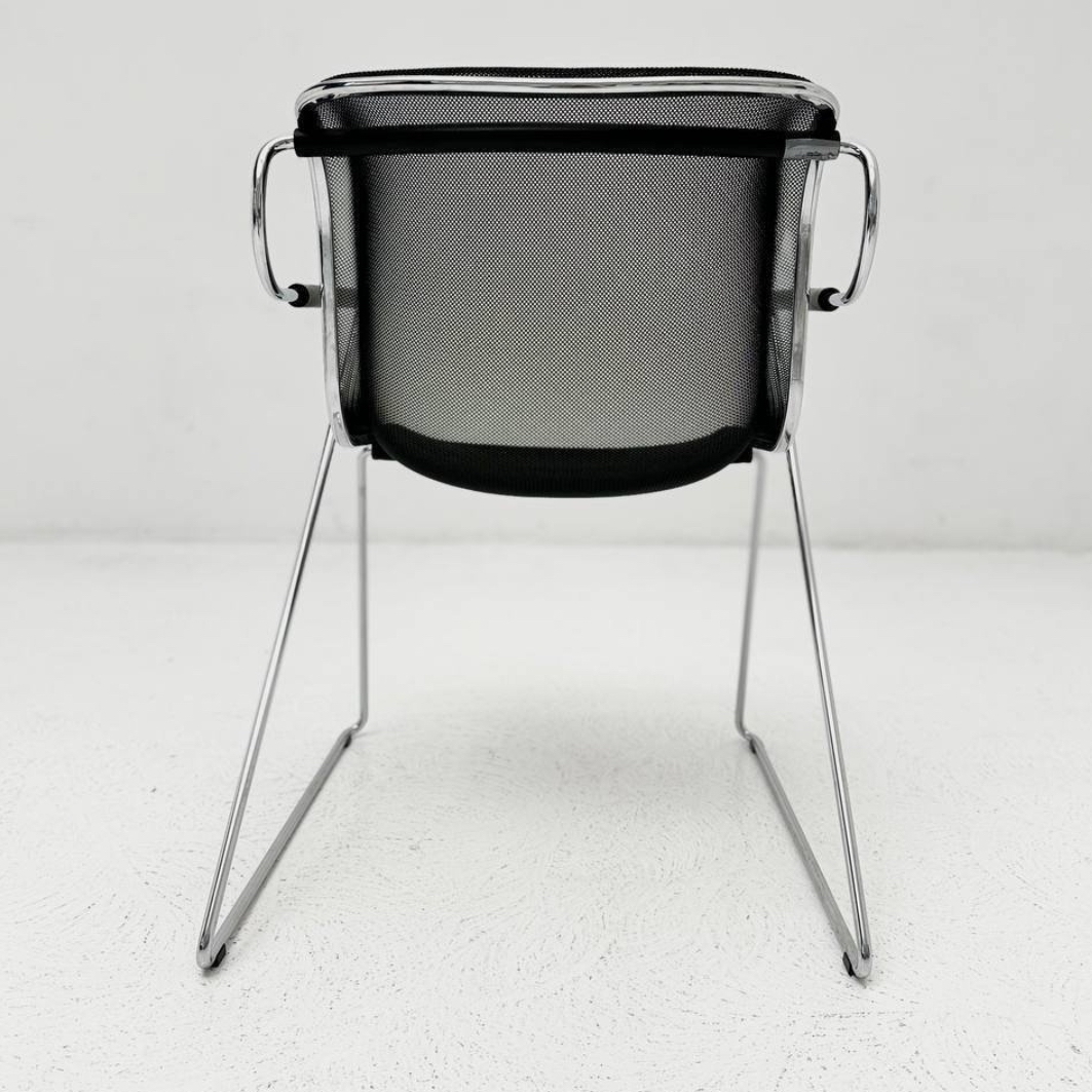 Set de trois chaises "Penelope" de Charles Pollock – Image 3