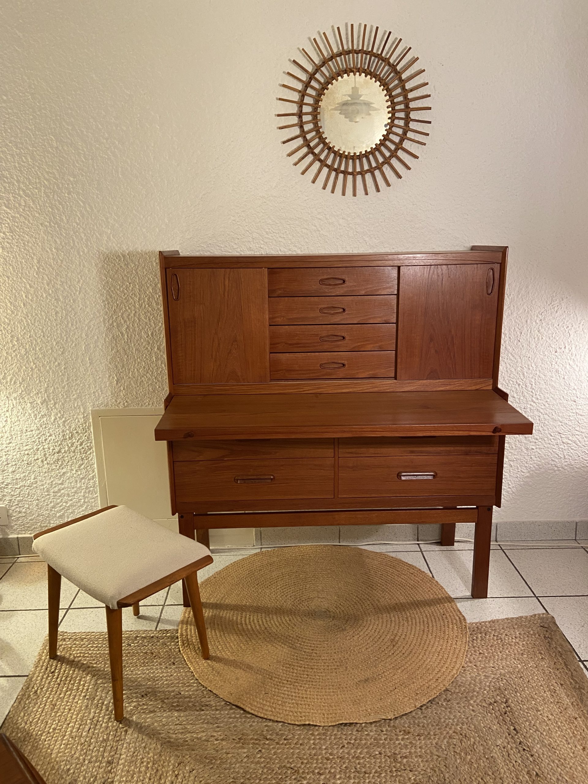 Highboard en teck vintage – Image 2