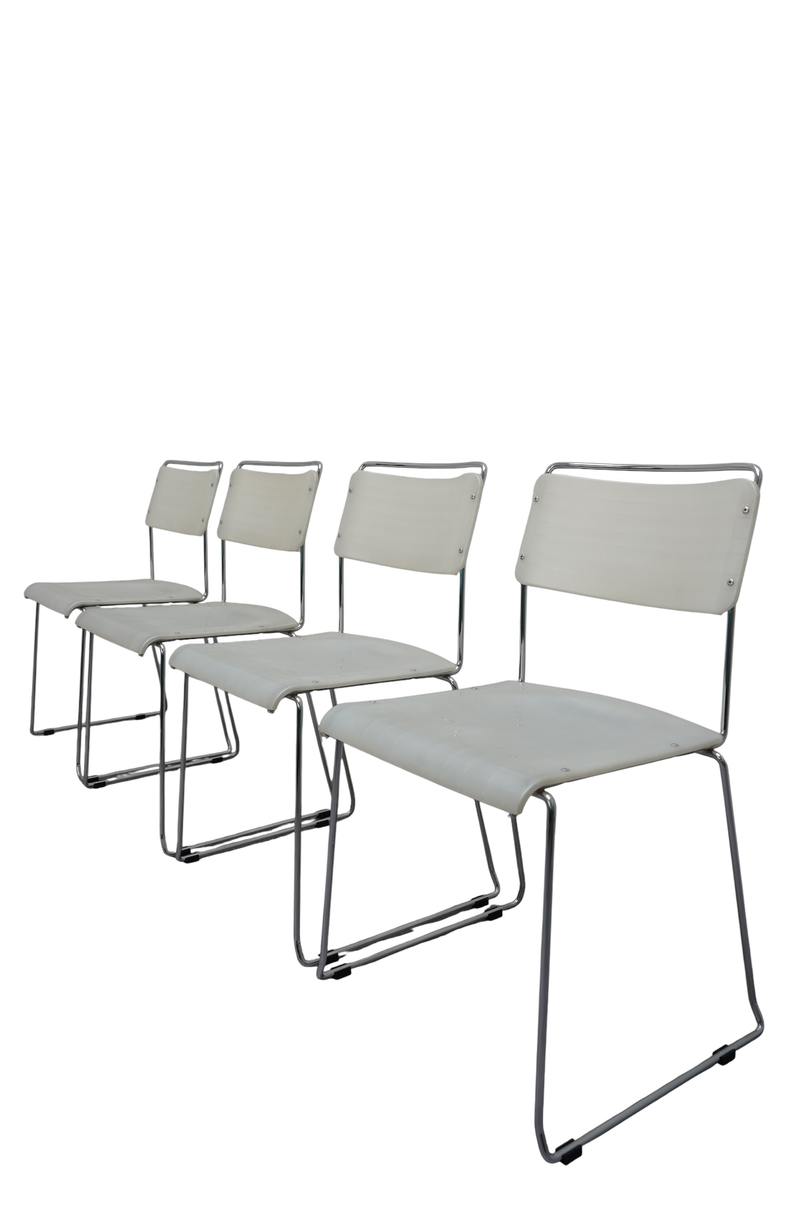 Série de 4 chaises italiennes Spilimbergo, 1980’s – Image 3