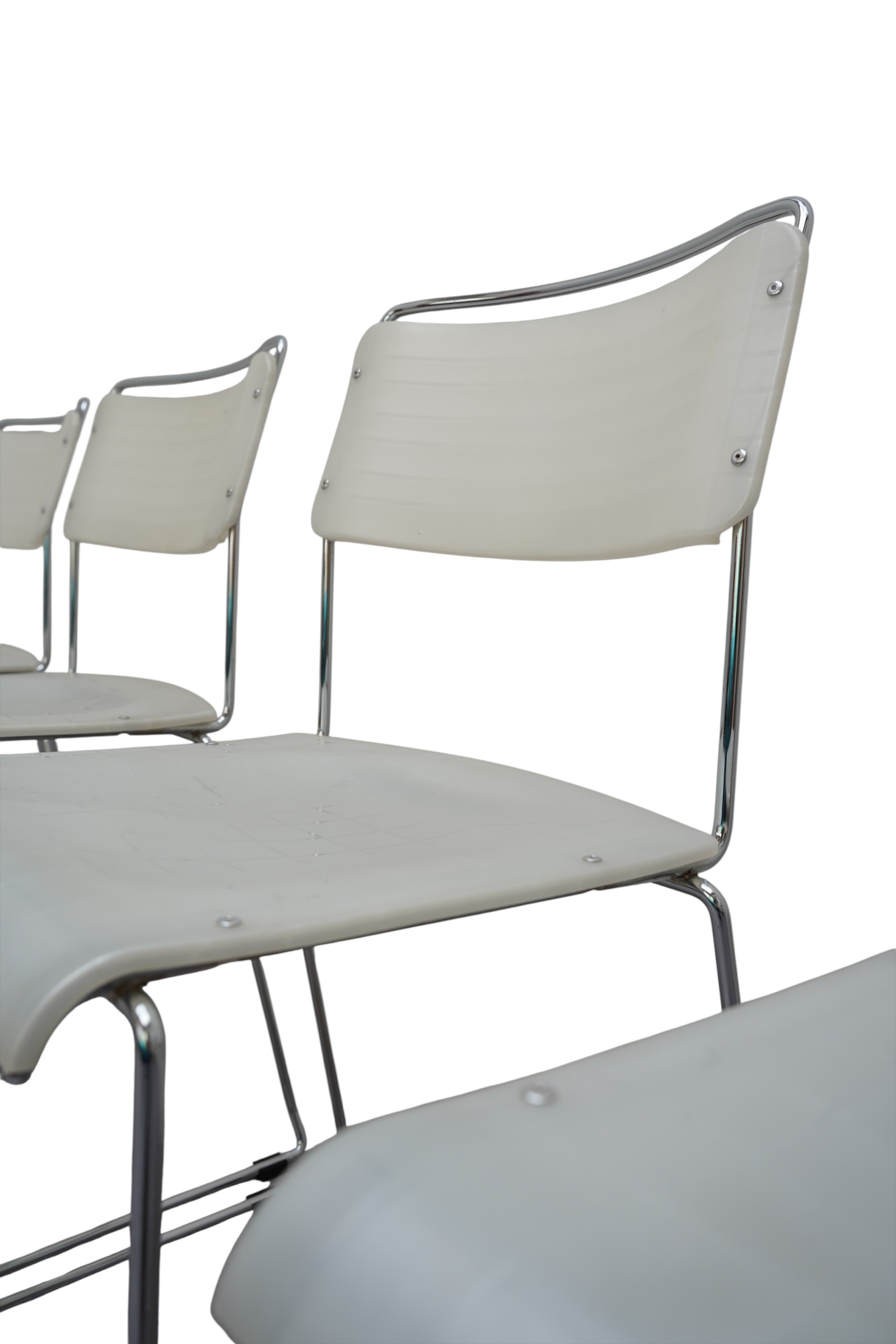 Série de 4 chaises italiennes Spilimbergo, 1980’s – Image 4