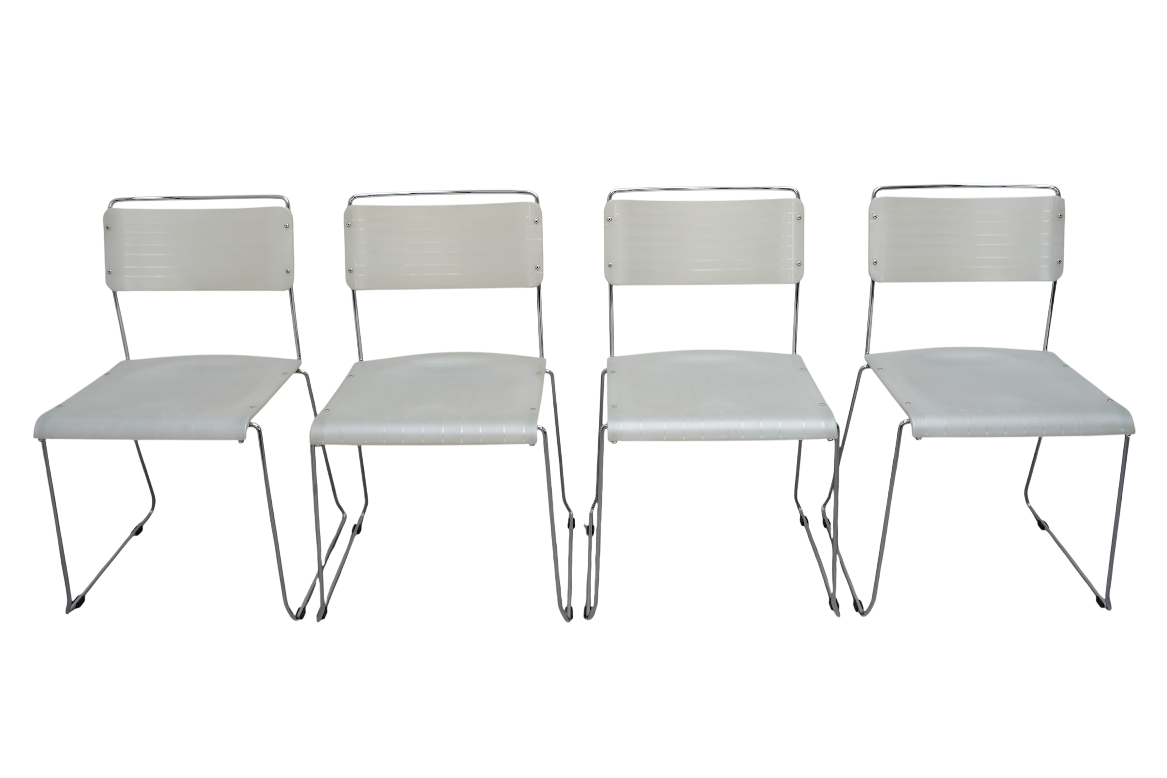 Série de 4 chaises italiennes Spilimbergo, 1980’s – Image 2