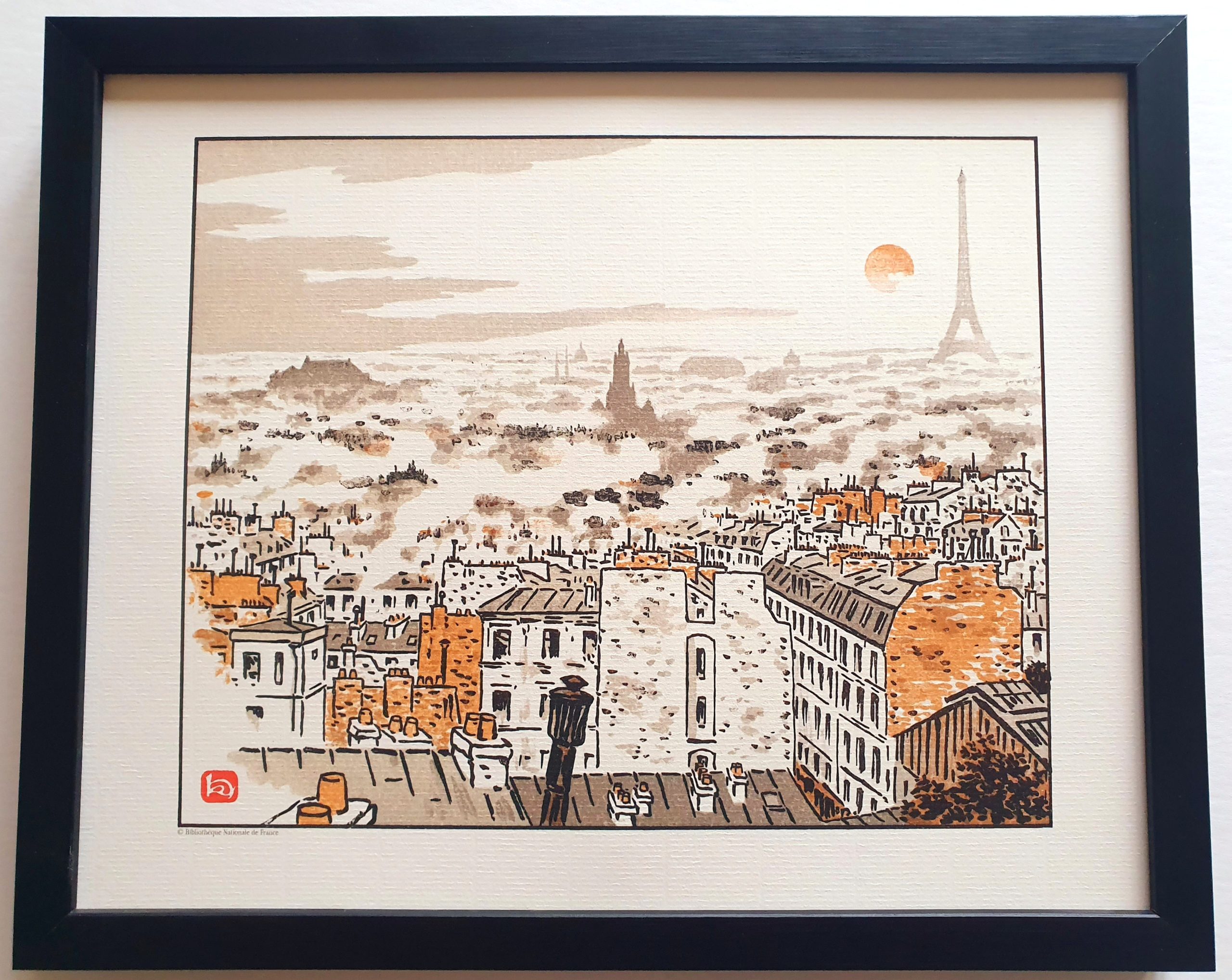 Henri Rivière (1864-1951) - Paris depuis la butte Montmartre – Image 2