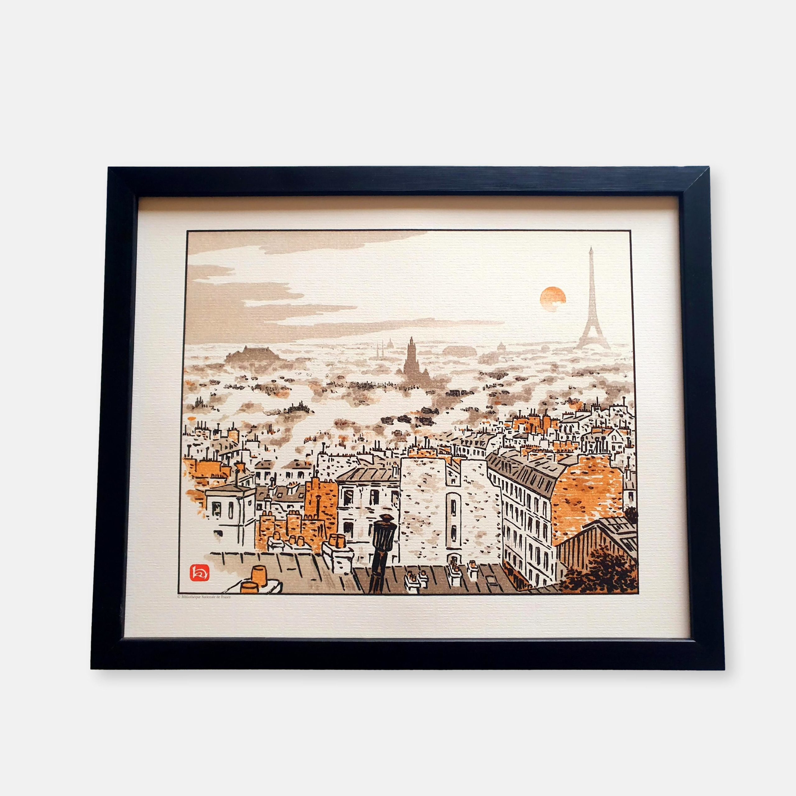 Henri Rivière (1864-1951) - Paris depuis la butte Montmartre