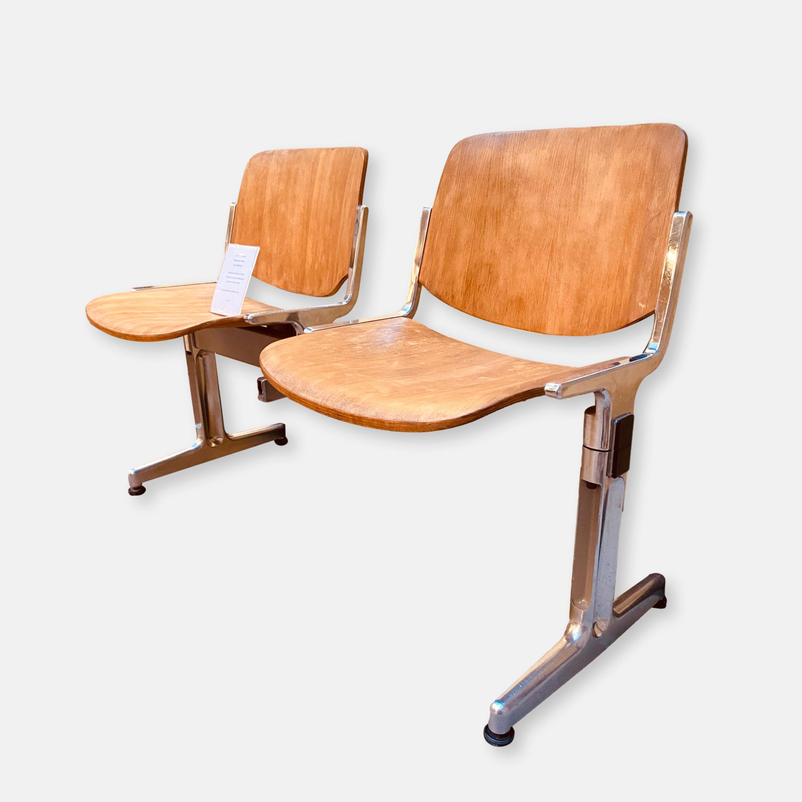 Bench 2 places Giancarlo Piretti pour Castelli