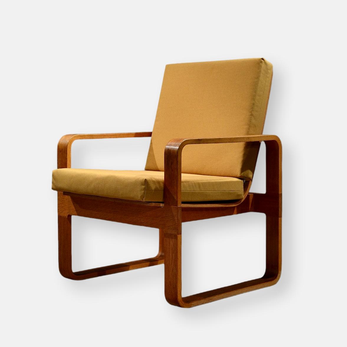 Fauteuil traîneau en chêne Sorensen & Thygesen