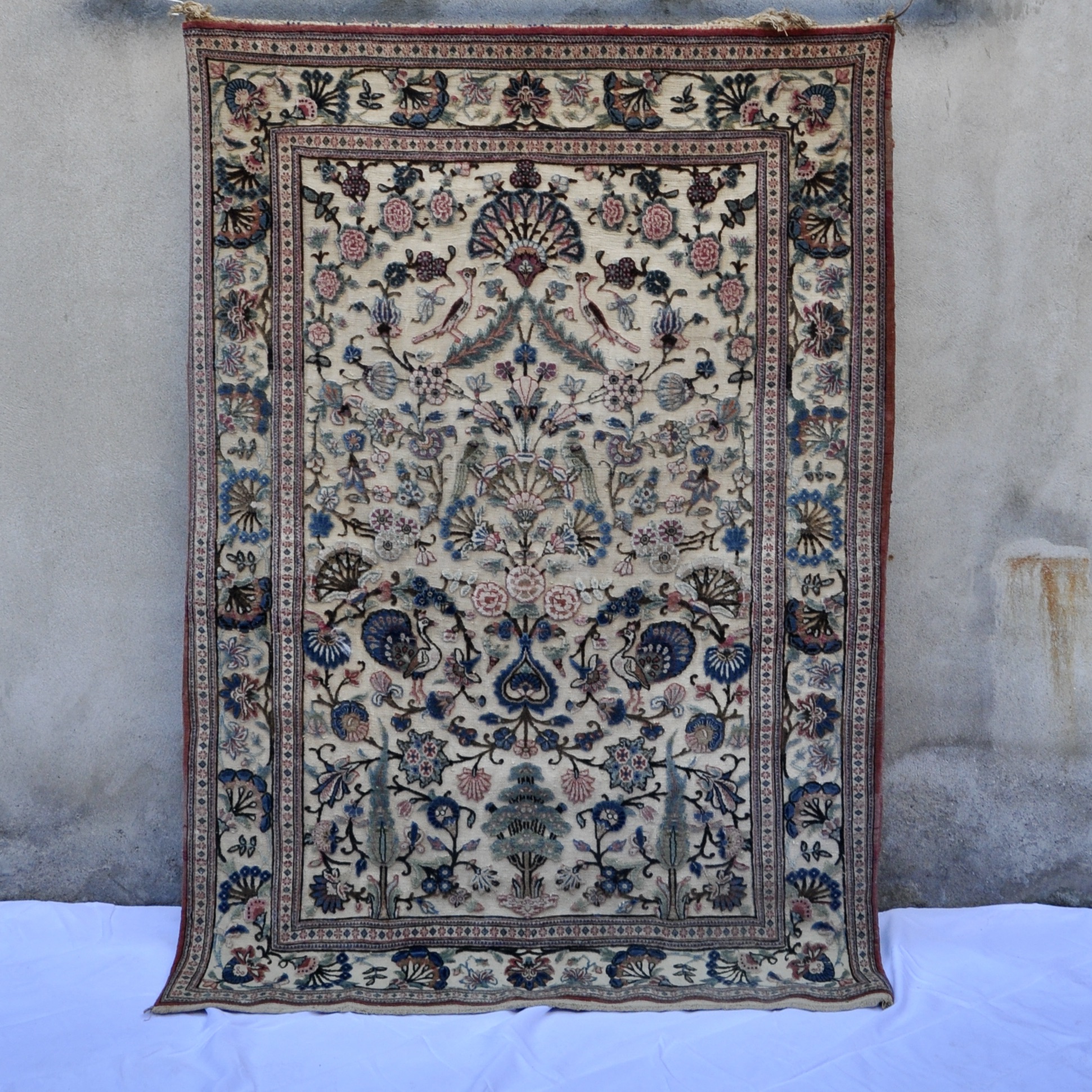 Tapisserie murale persane en lin et en laine – Bild 2