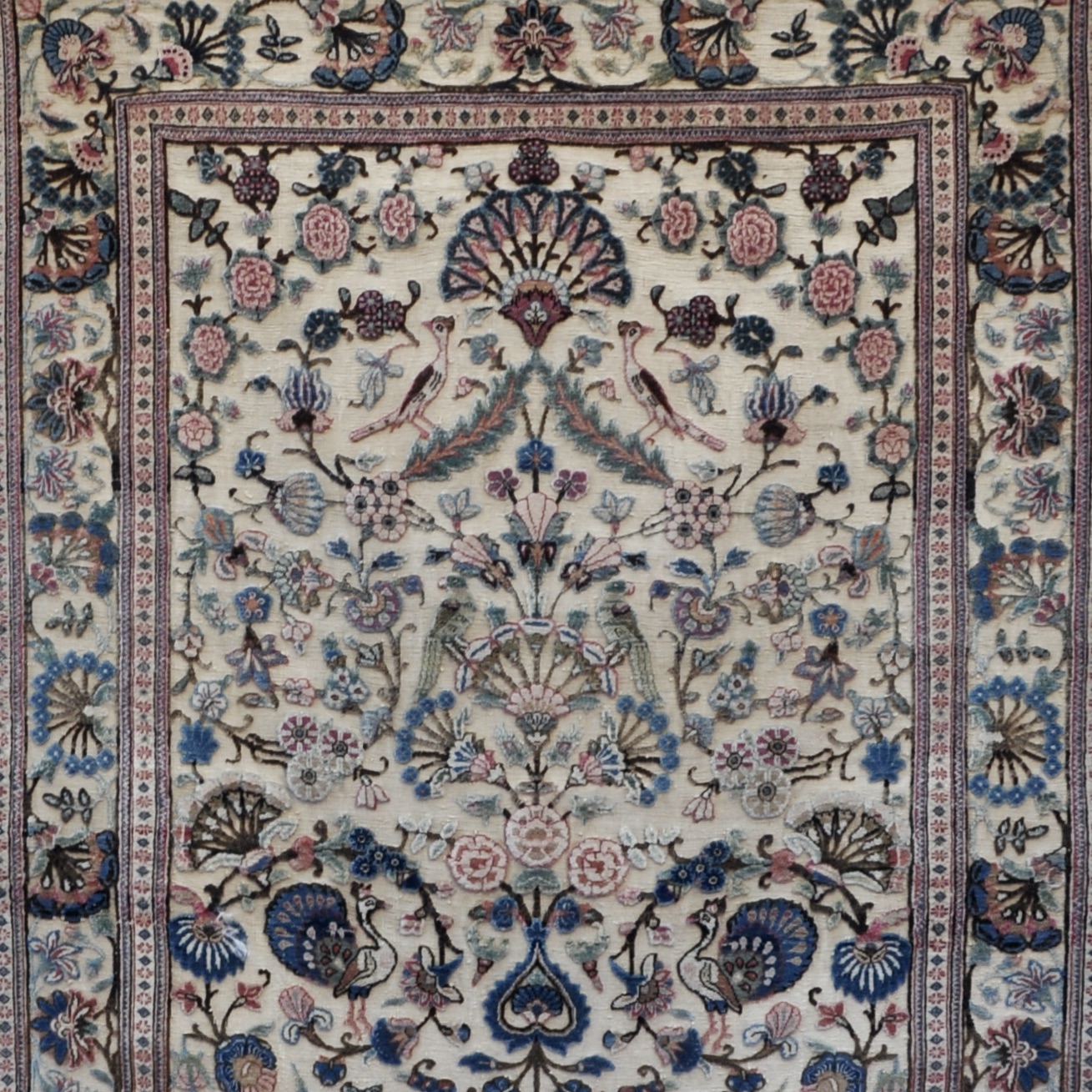 Tapisserie murale persane en lin et en laine – Bild 3