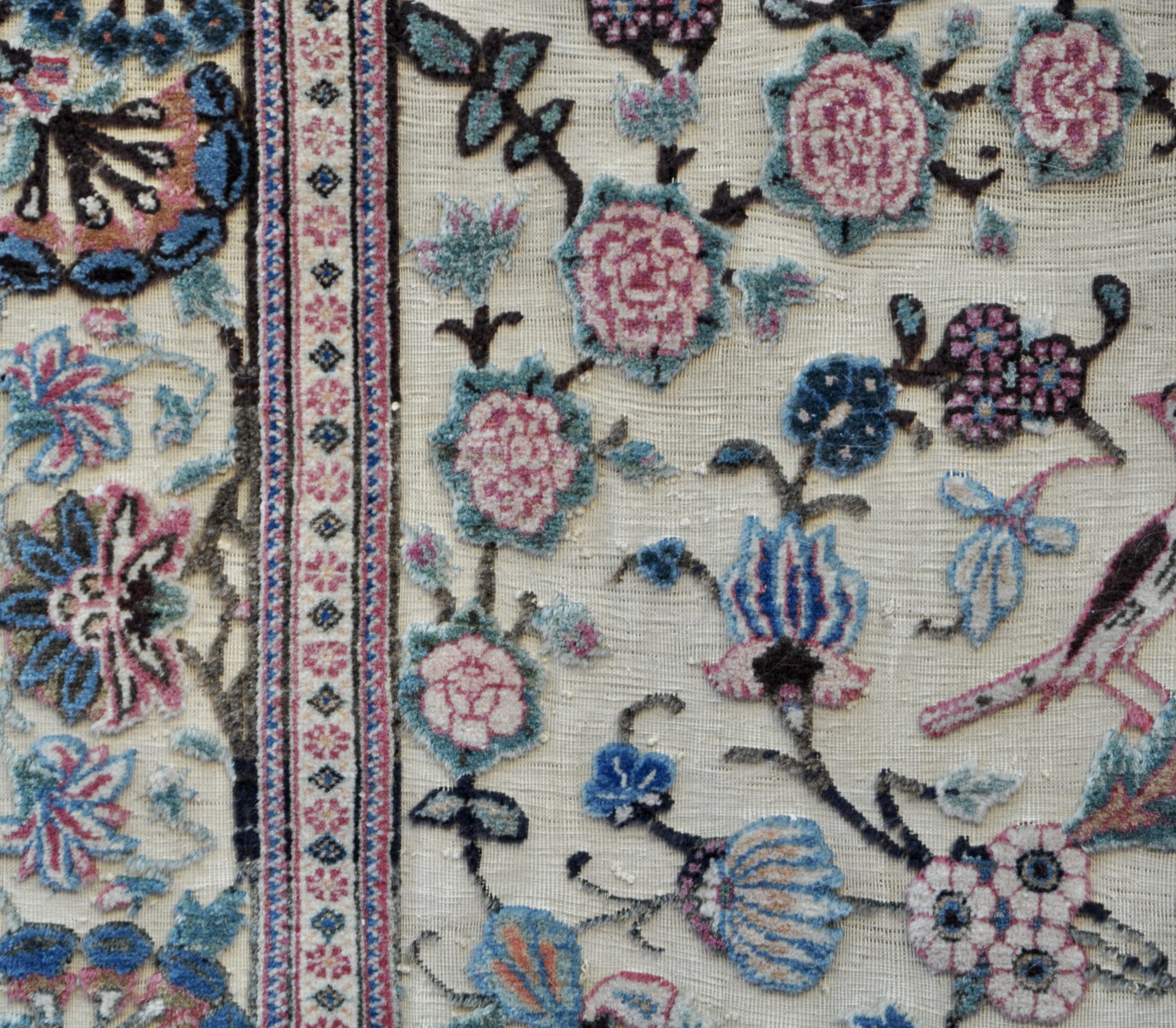 Tapisserie murale persane en lin et en laine – Bild 6