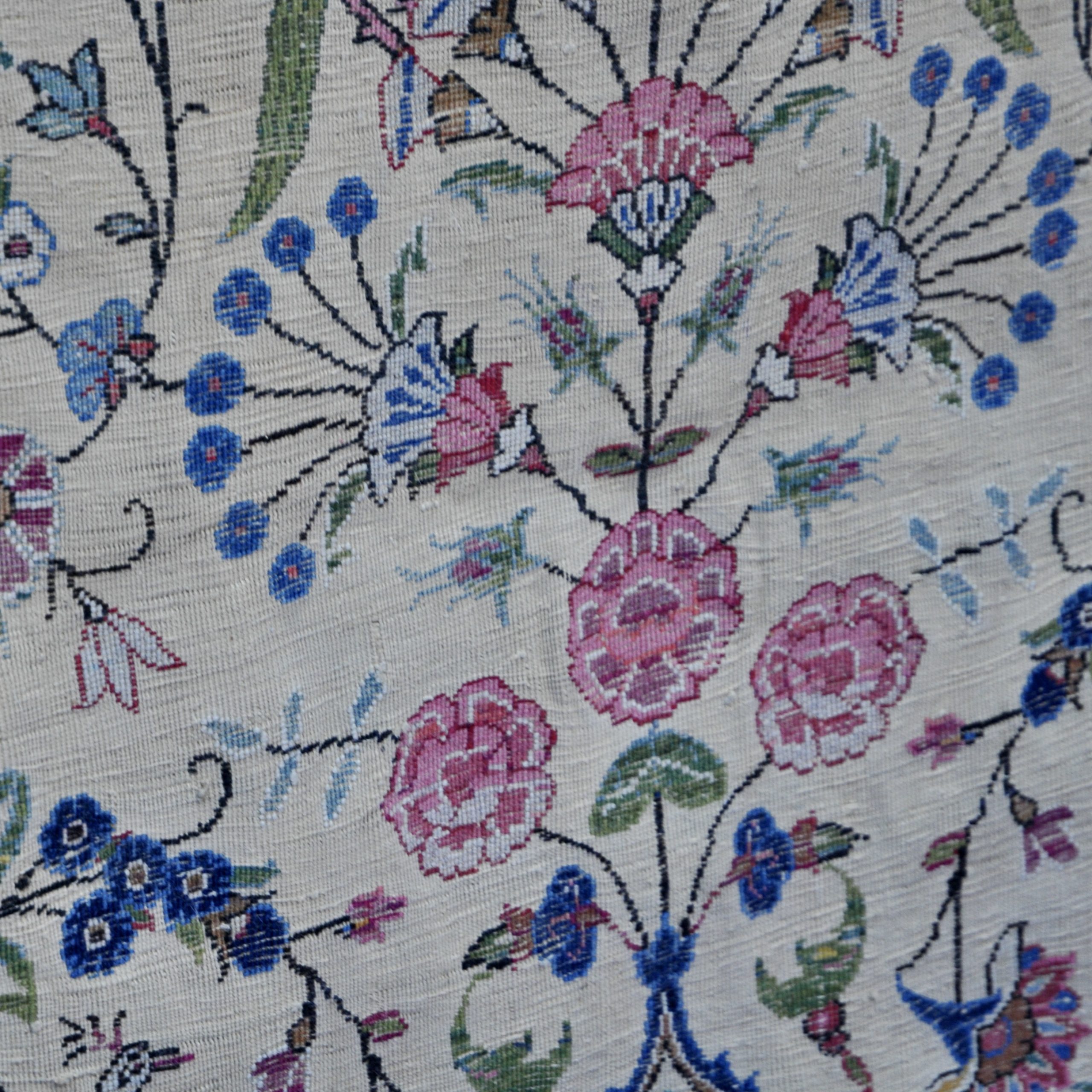 Tapisserie murale persane en lin et en laine – Bild 7