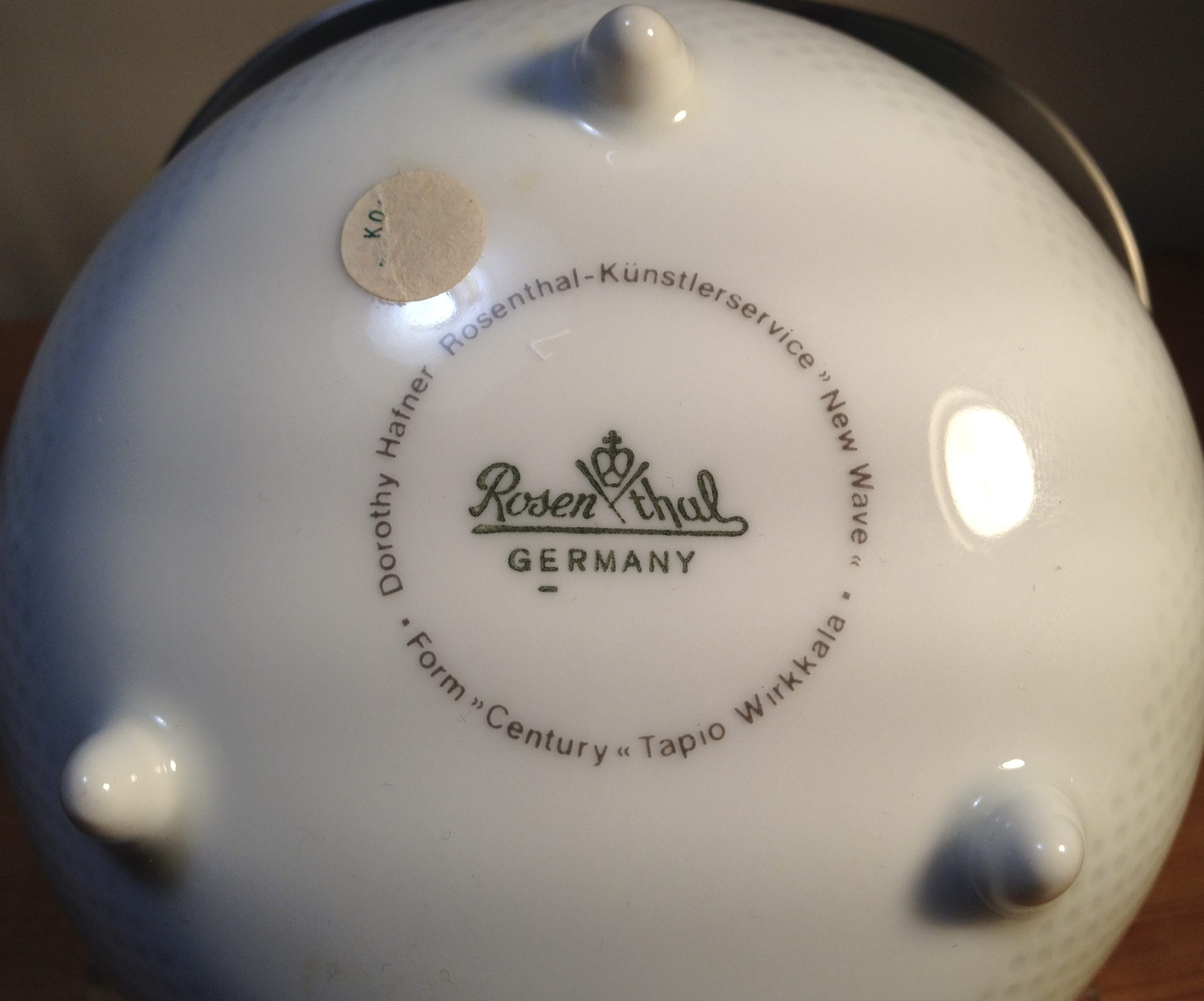 Plat de service "new Wave" Dorothy Hafner – Image 5