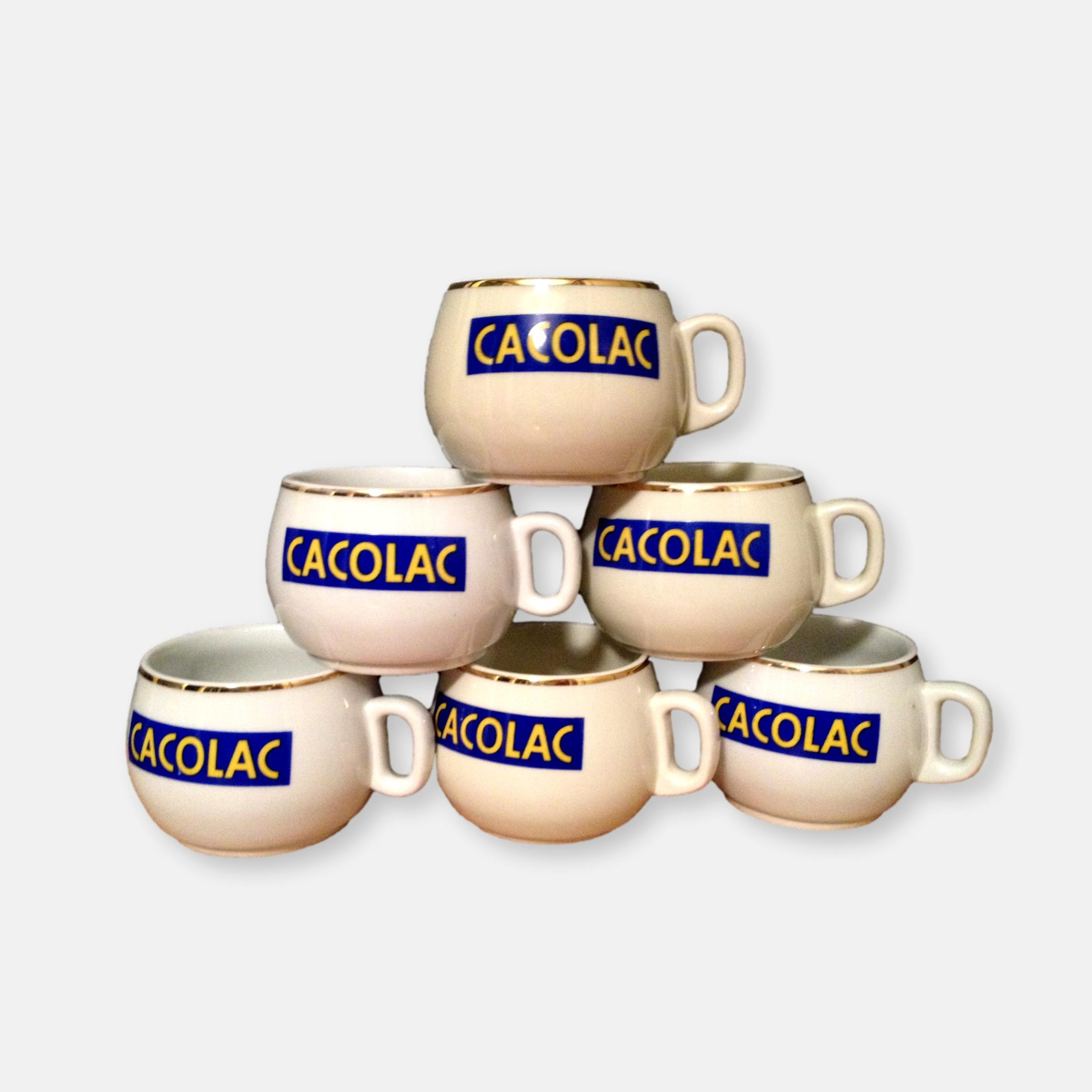 6 tasses vintage - Cacolac