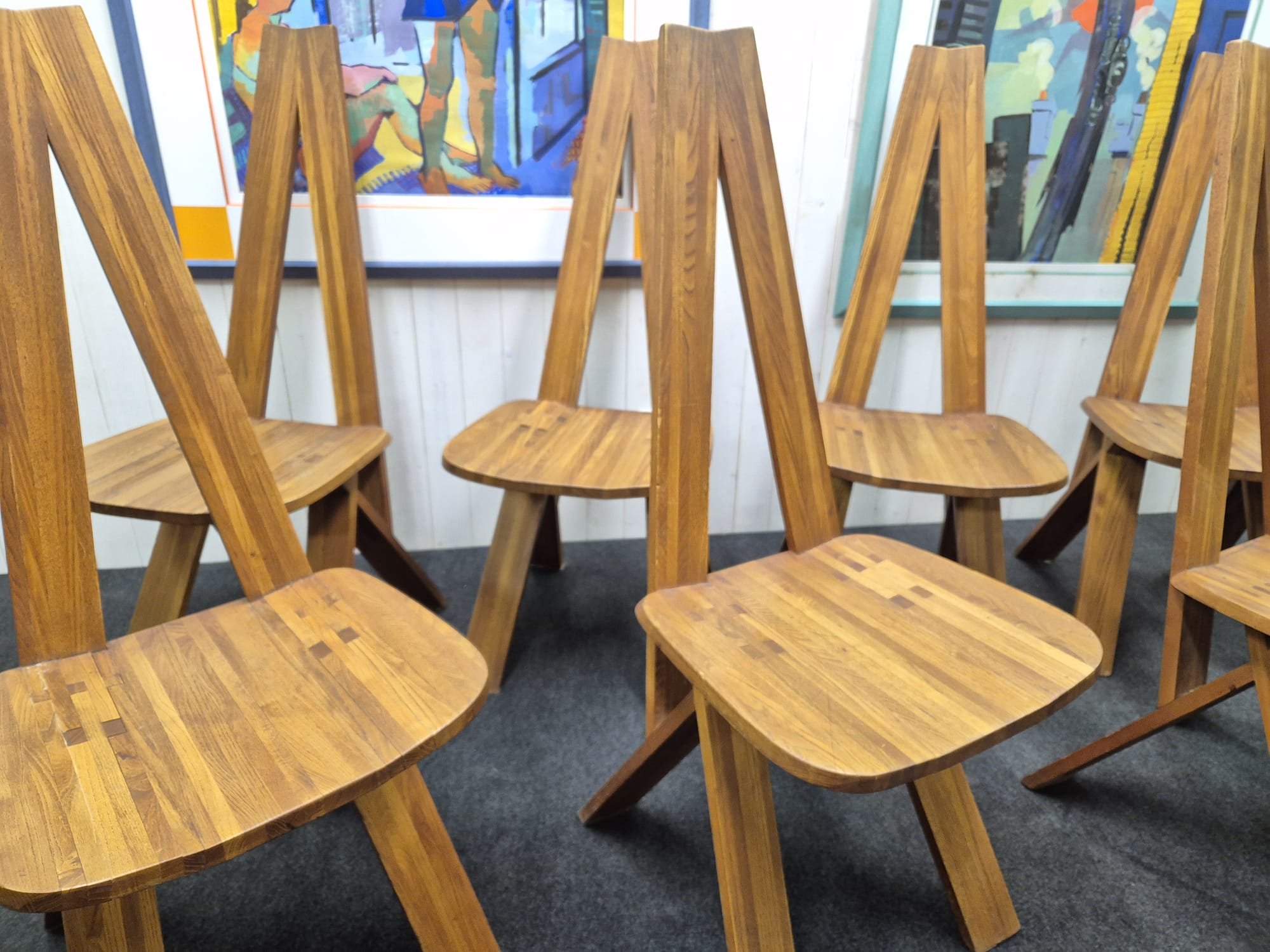 Chaises Pierre Chapo S45 – Image 3