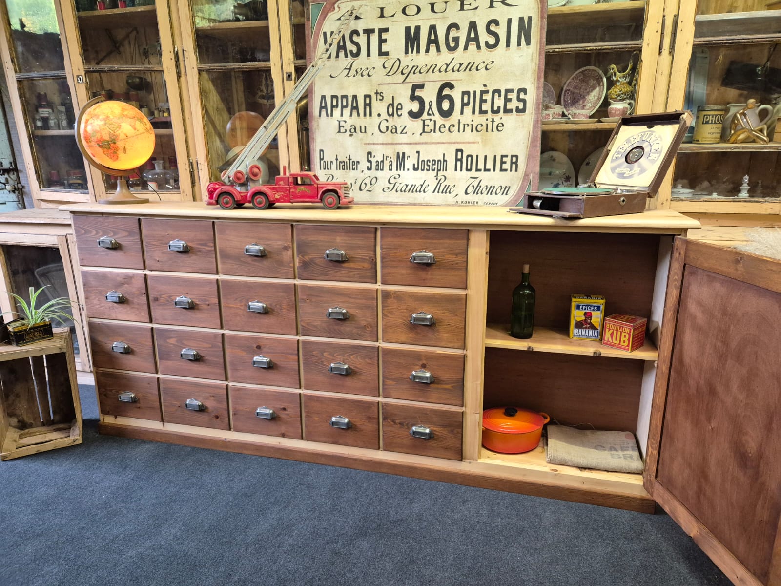Ancien meuble de mercerie – Image 5