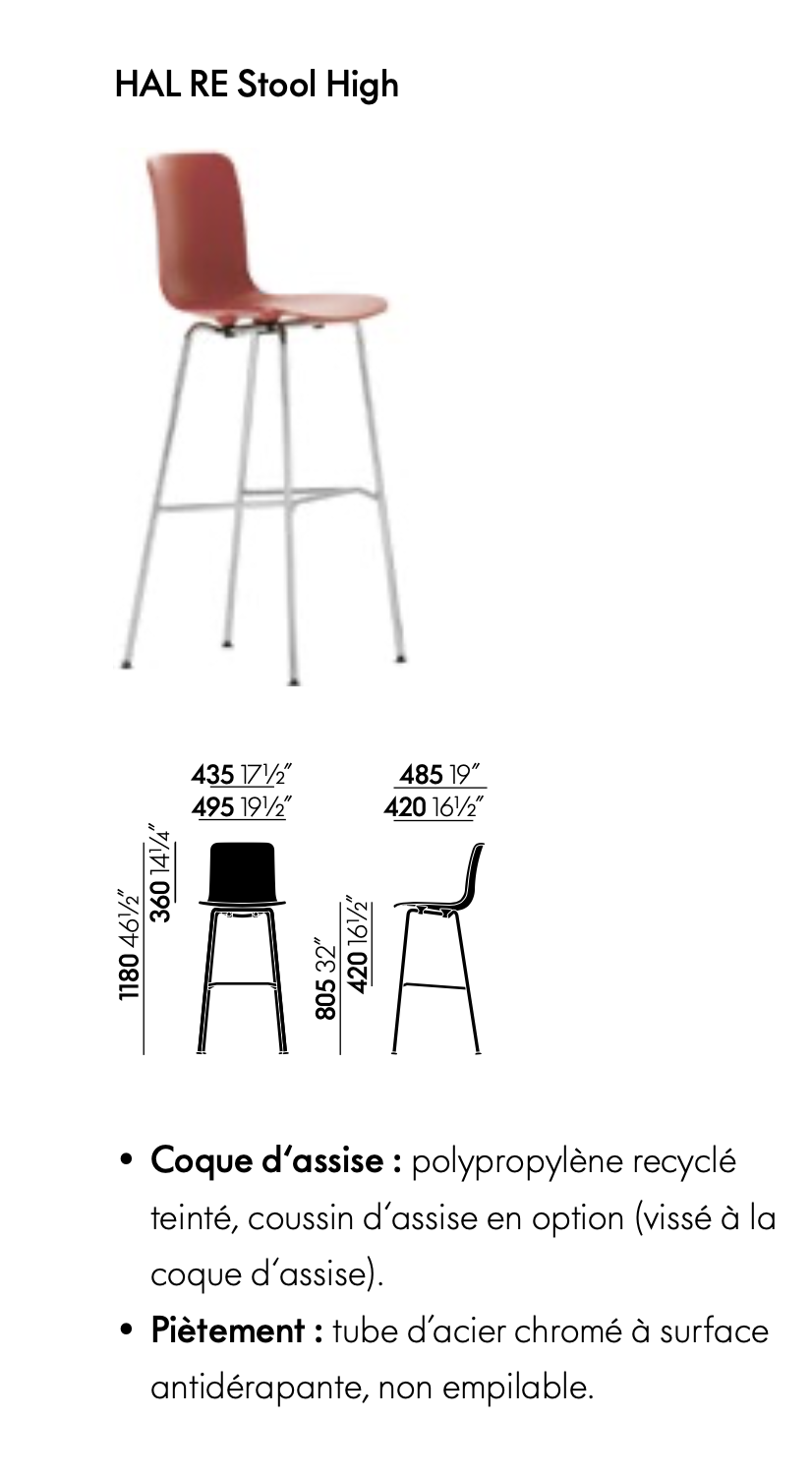 Paire de tabourets de bar Jasper Morrison (Vitra) – Image 5