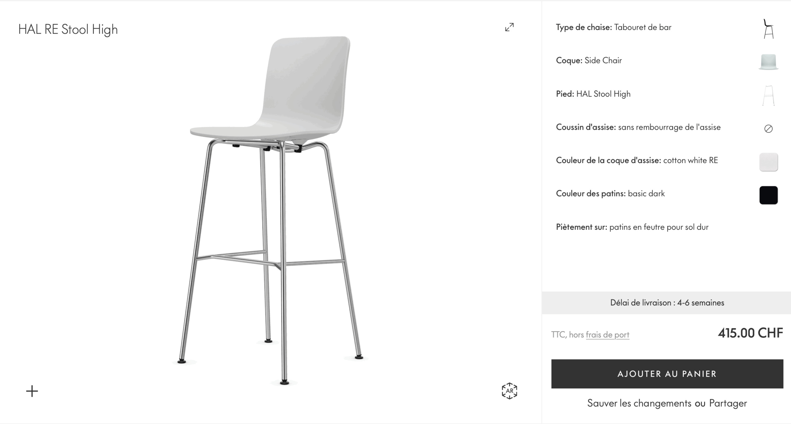 Paire de tabourets de bar Jasper Morrison (Vitra) – Image 6