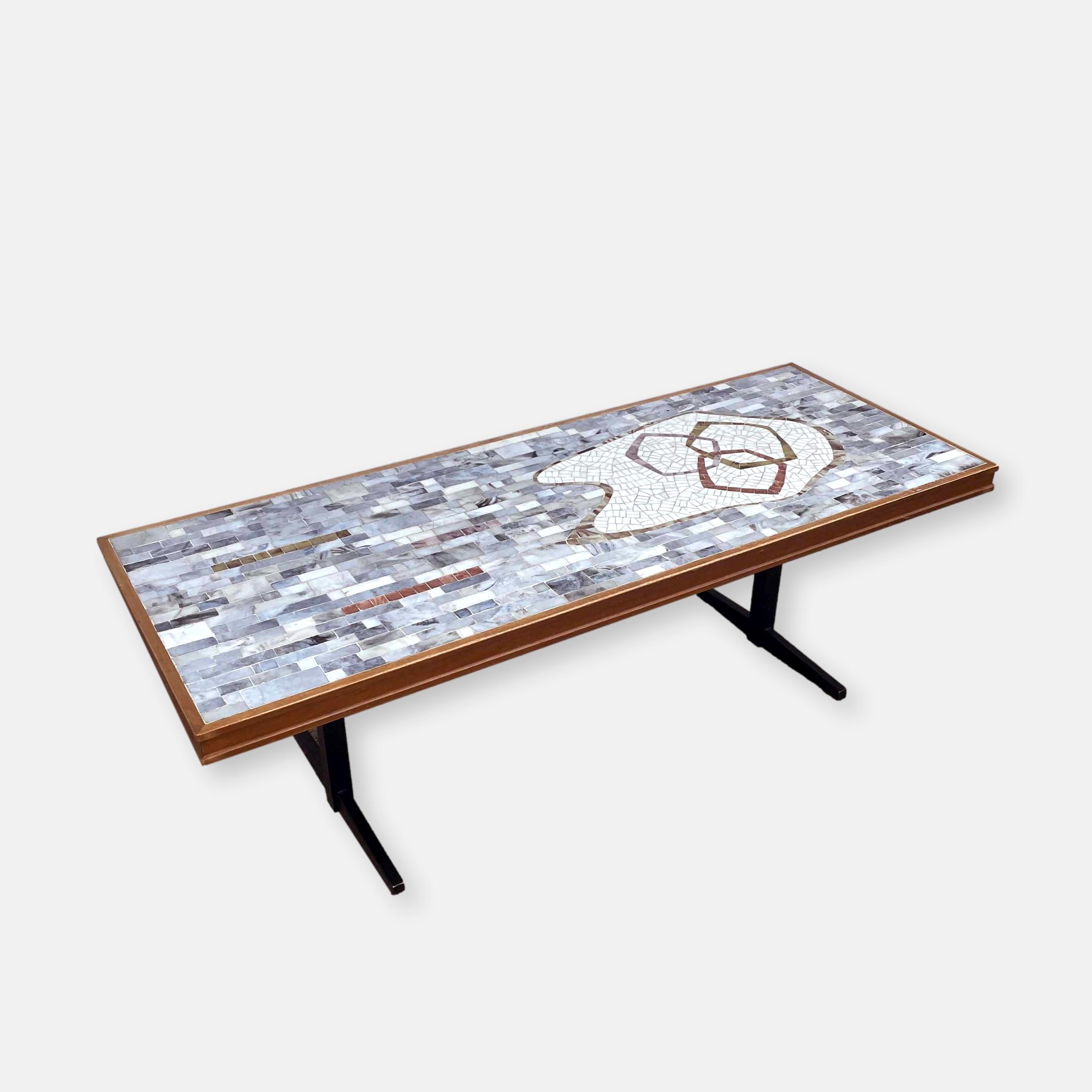 Table basse mosaïque