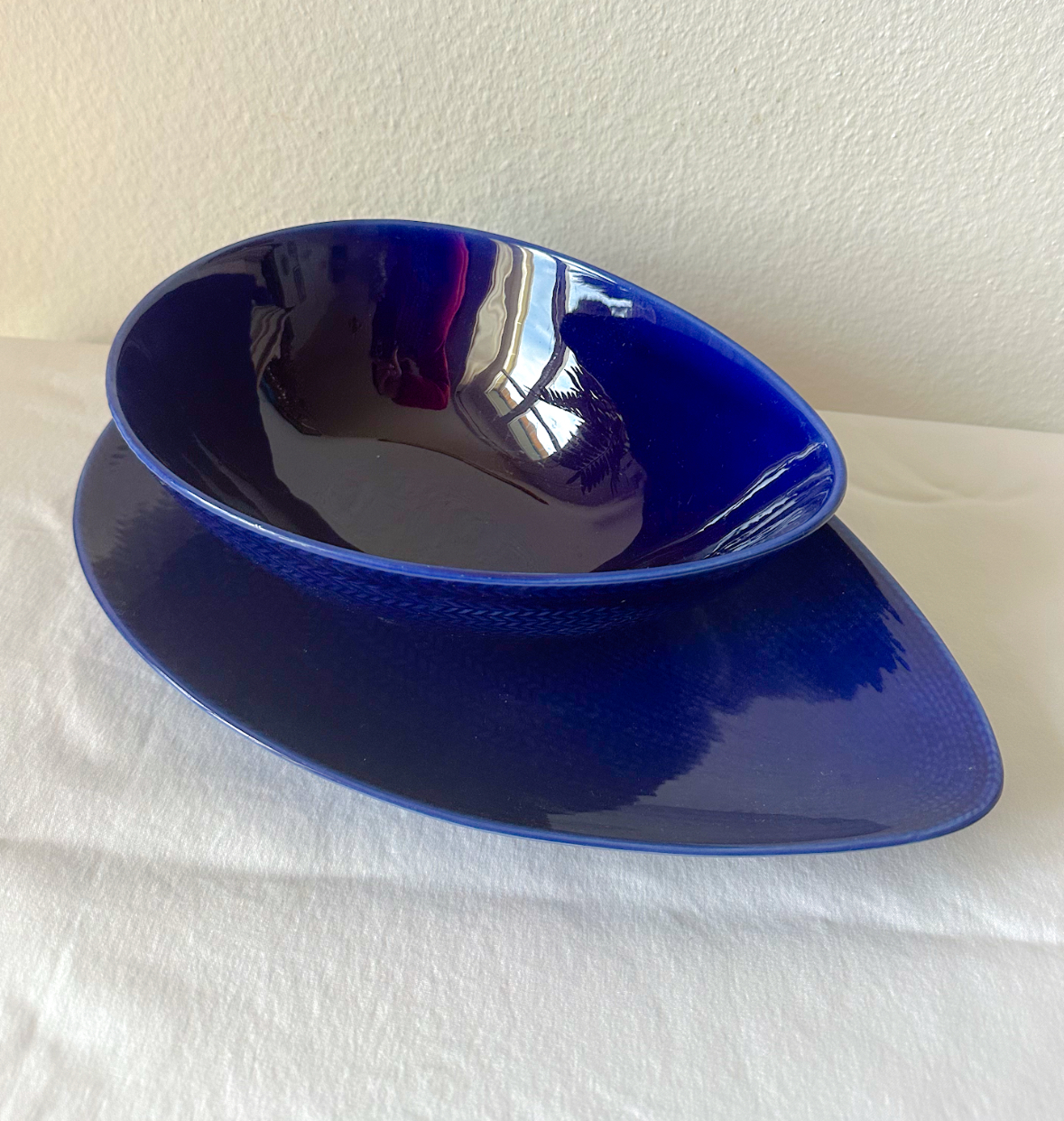 Rörstrand Blå Eld par Hertha Bengtson – Image 2