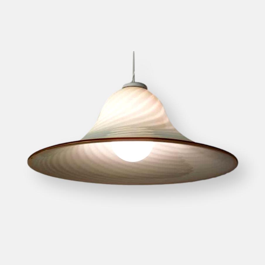 Grande suspension en verre de Murano