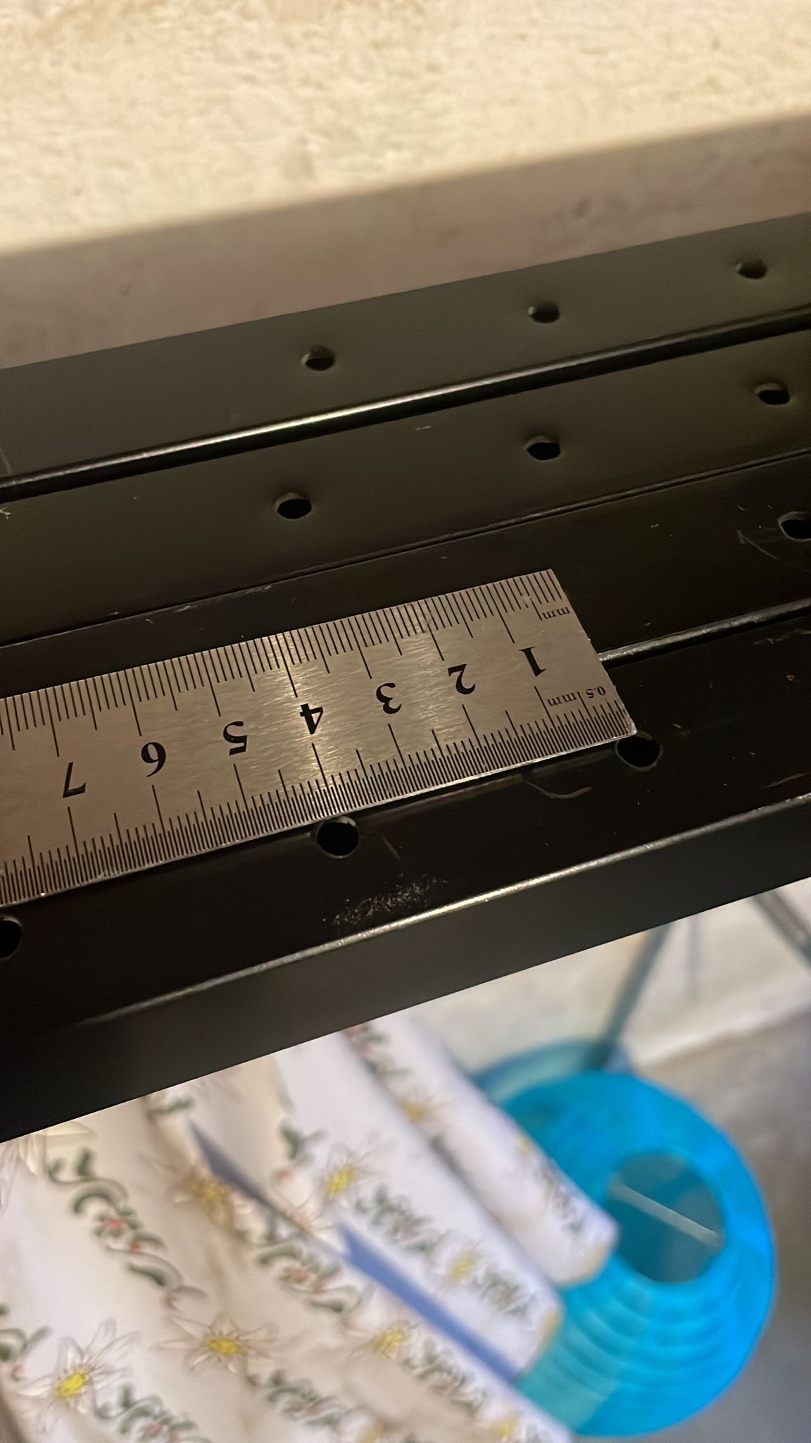 Bibliothèque sol plafond en teck et métal – Image 11