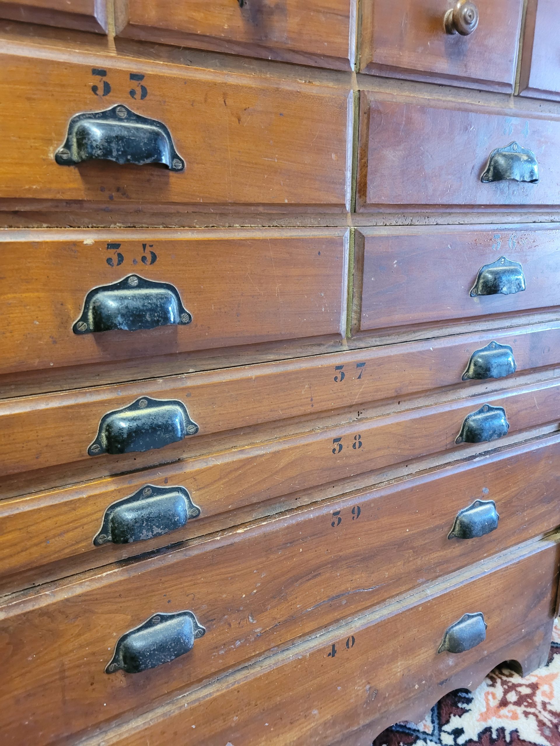 Ancien meuble de métier debut XXeme – Image 9