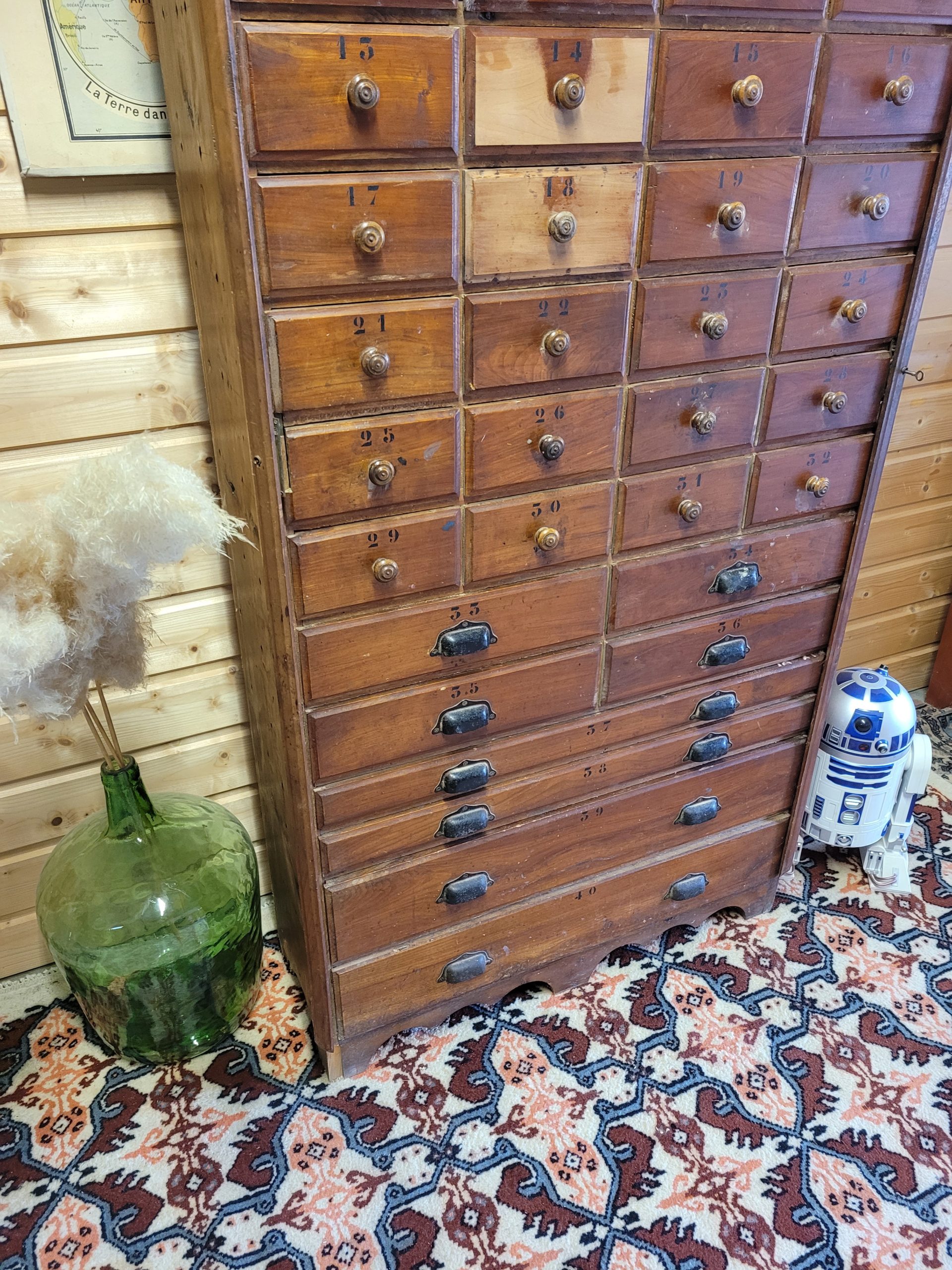 Ancien meuble de métier debut XXeme – Image 4