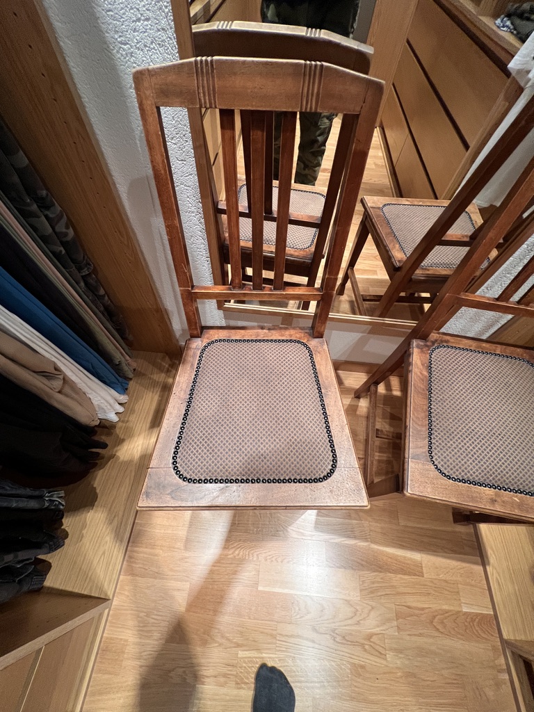 Chaise(s) Arts and Crafts en chêne massif – Image 3