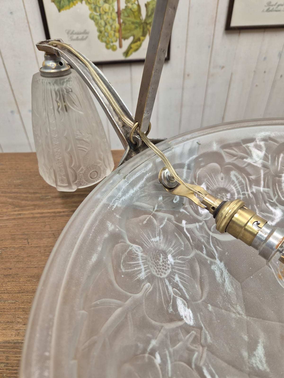 Lustre Degué art déco – Bild 4