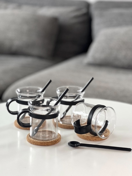 Tasses Bodum Bistrot noir – Image 3