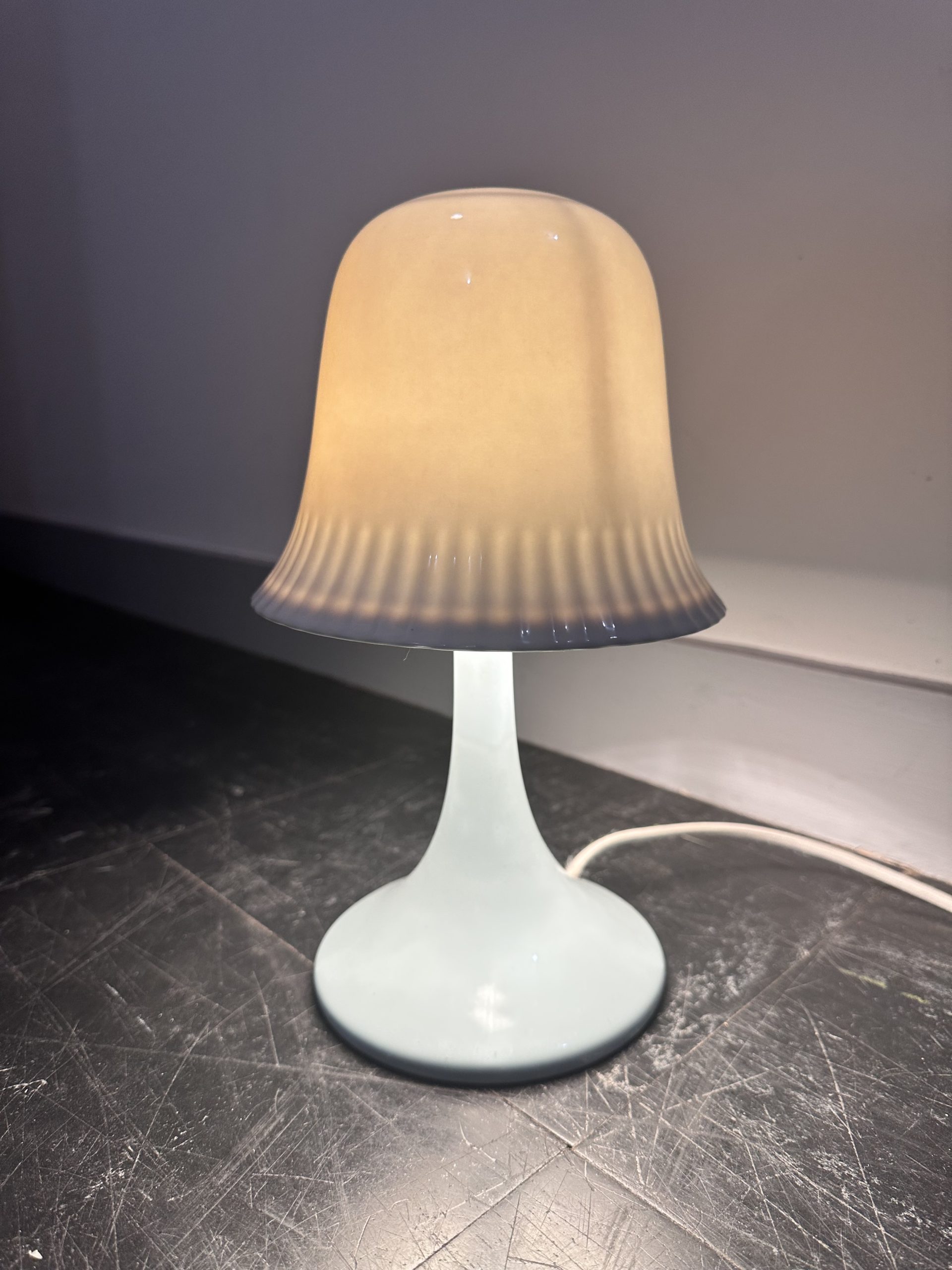 Lampe champignon en porcelaine – Image 3