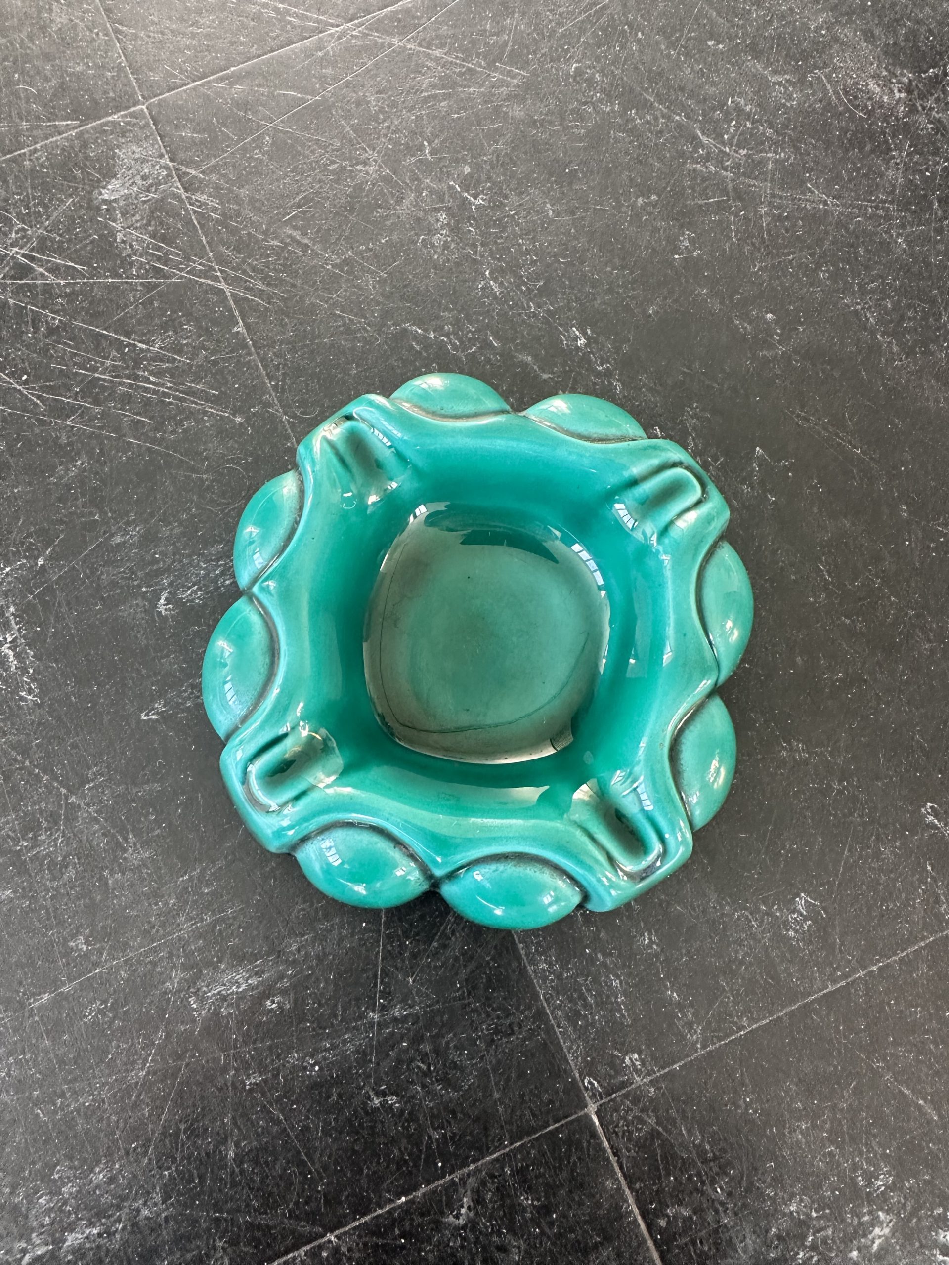 Cendrier en céramique française Verceram 1950 – Image 3