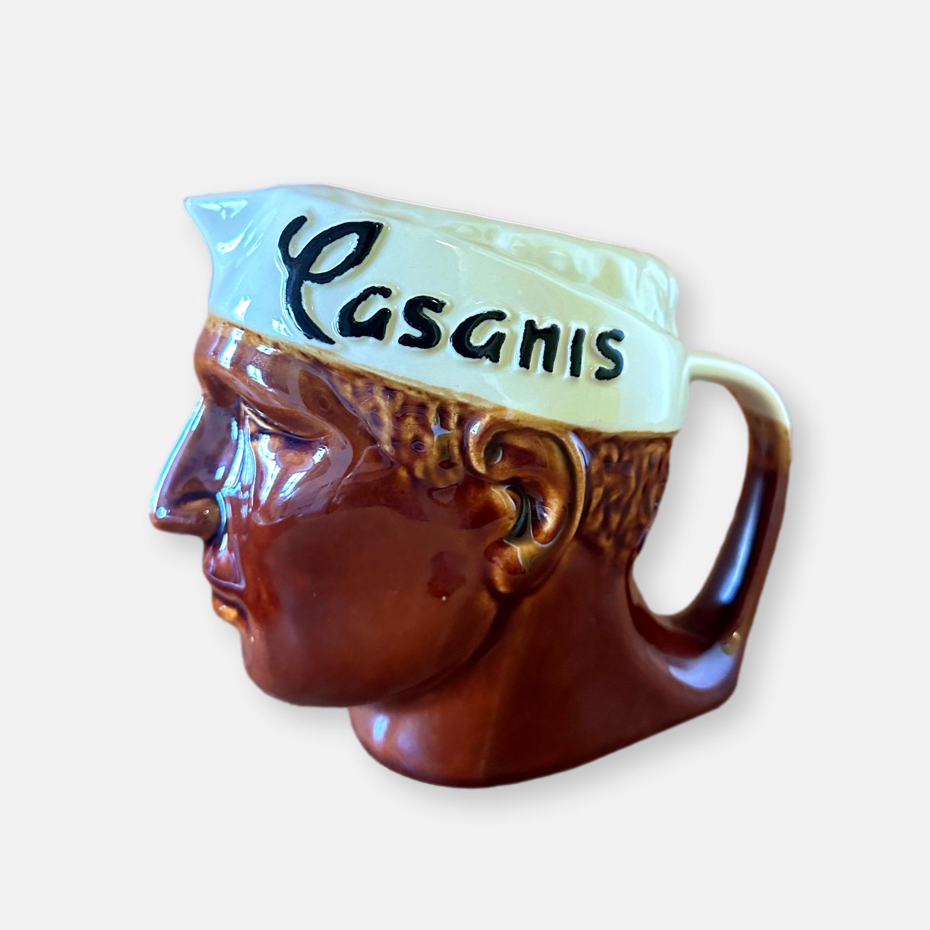 Pichet à eau Casanis en céramique 1960