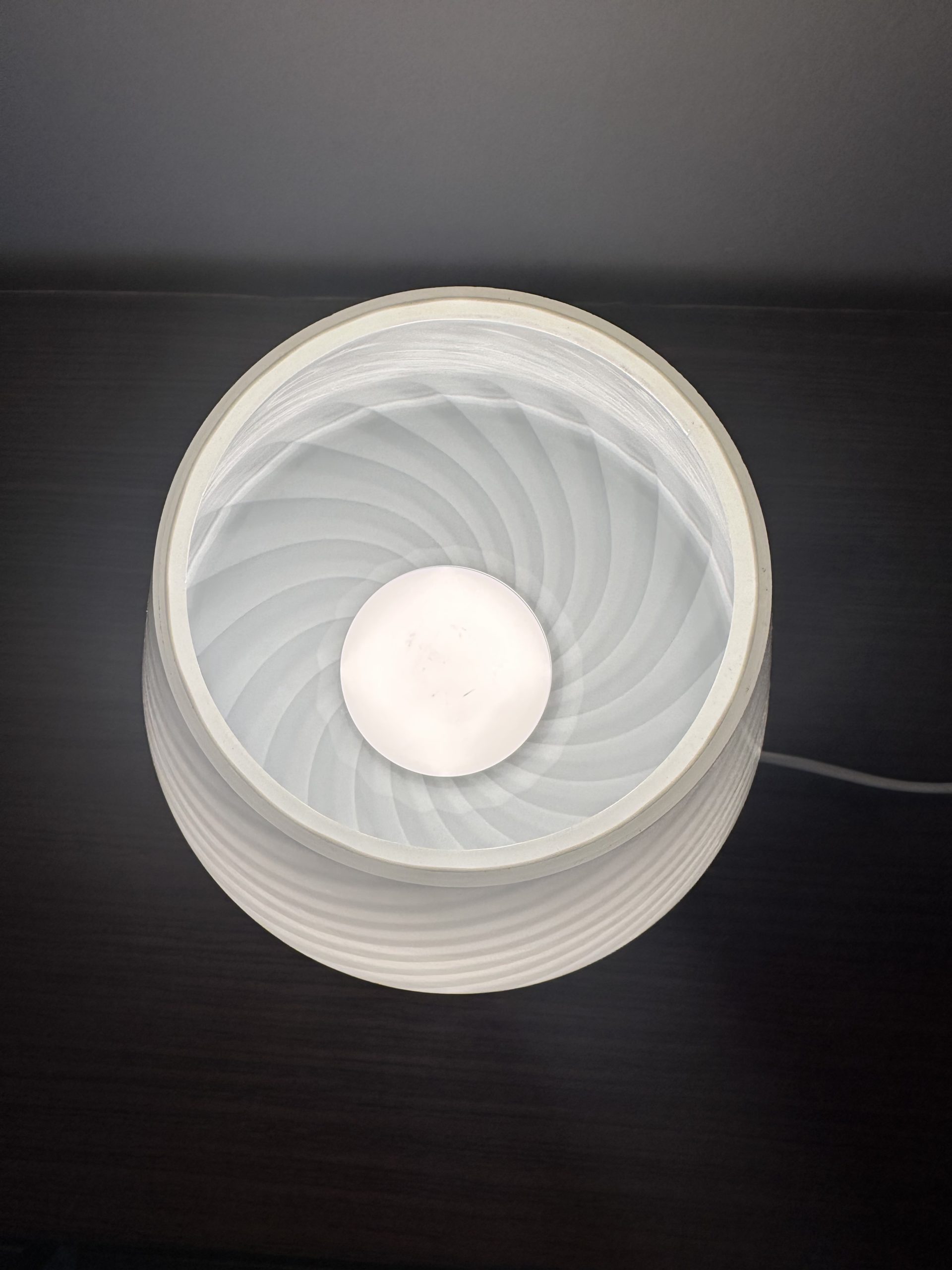 Lampe champignon en verre torsadé de Murano, 1970 – Image 4